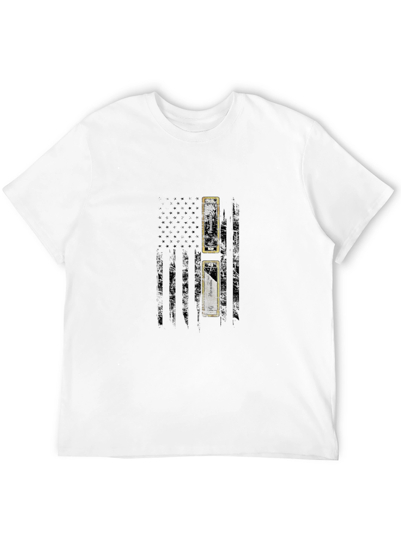 American Flag Army Officer T-Shirt