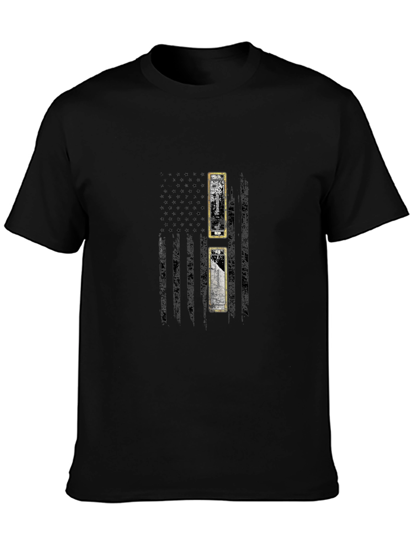 American Flag Army Officer T-Shirt