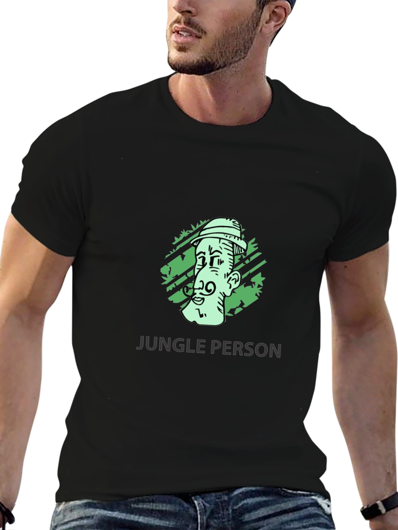 Jungle Person Graphic Tee - Adventurers Style