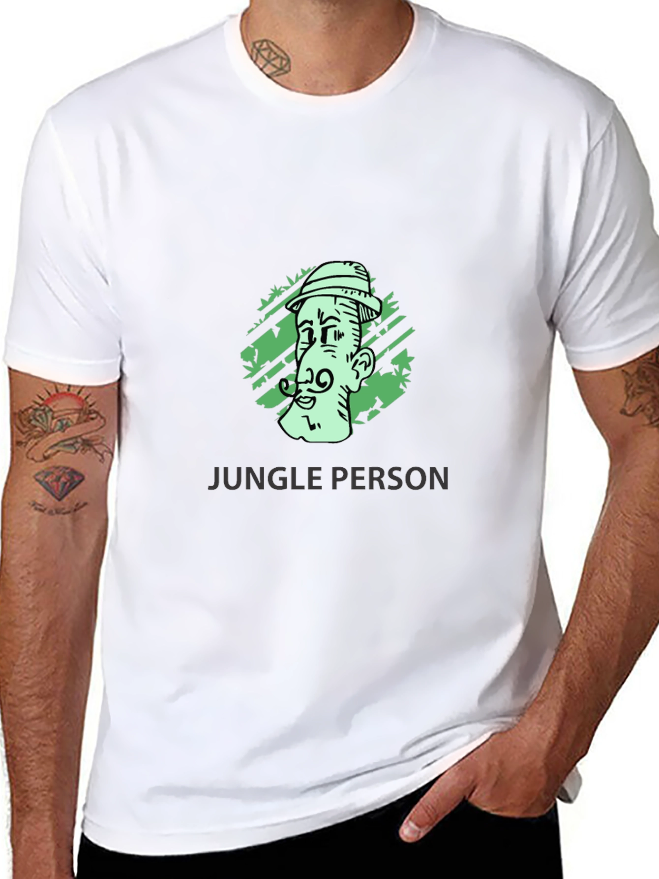 Jungle Person Graphic Tee - Adventurers Style