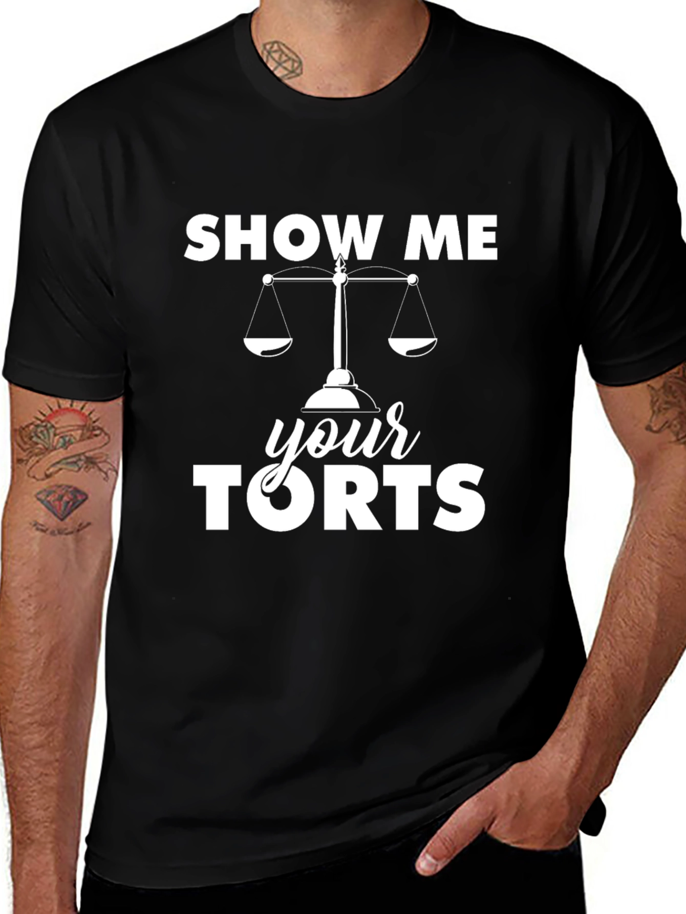 Show Me Your Torts Funny Law T-Shirt