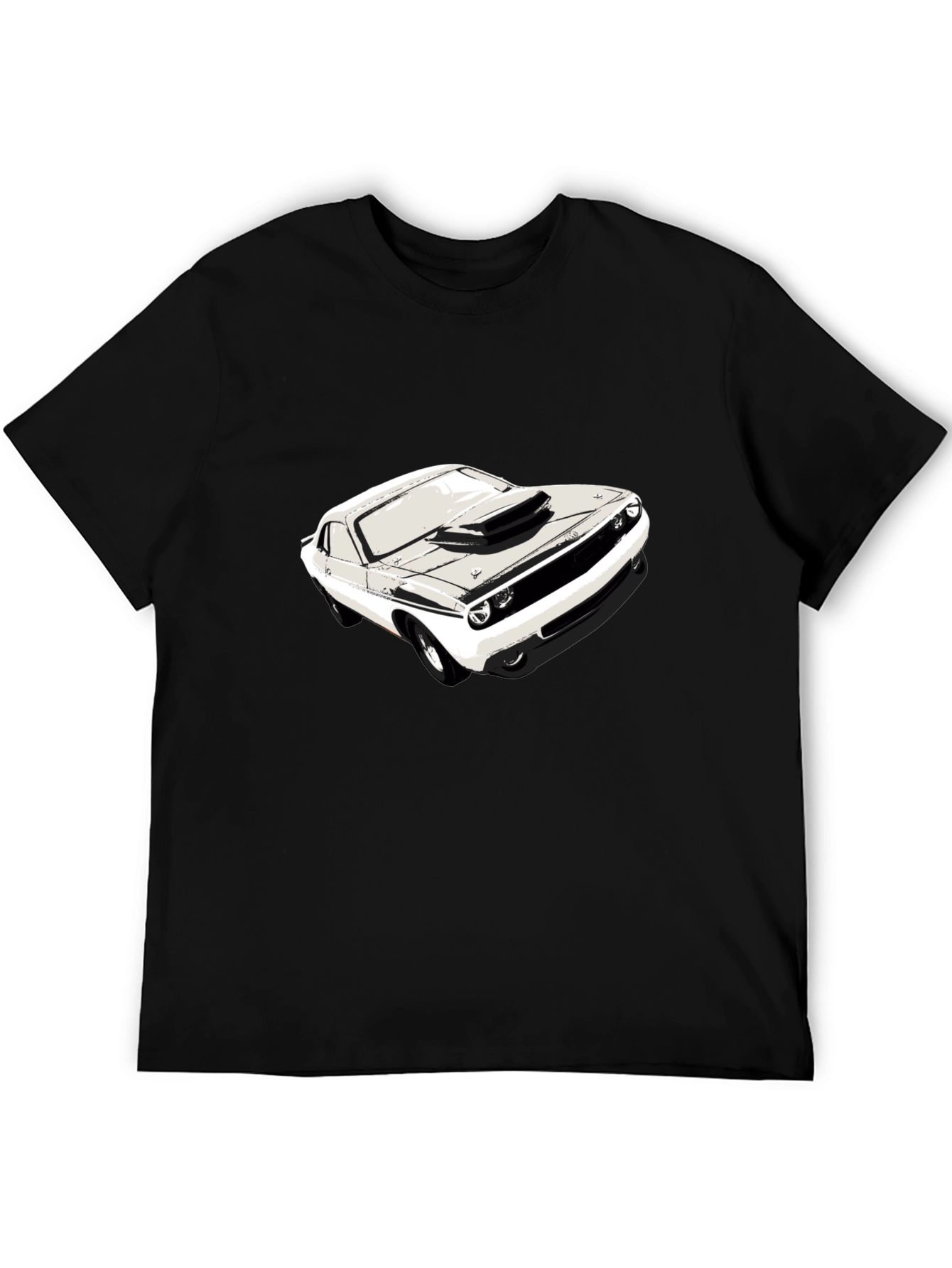 Classic Car Graphic Black T-Shirt