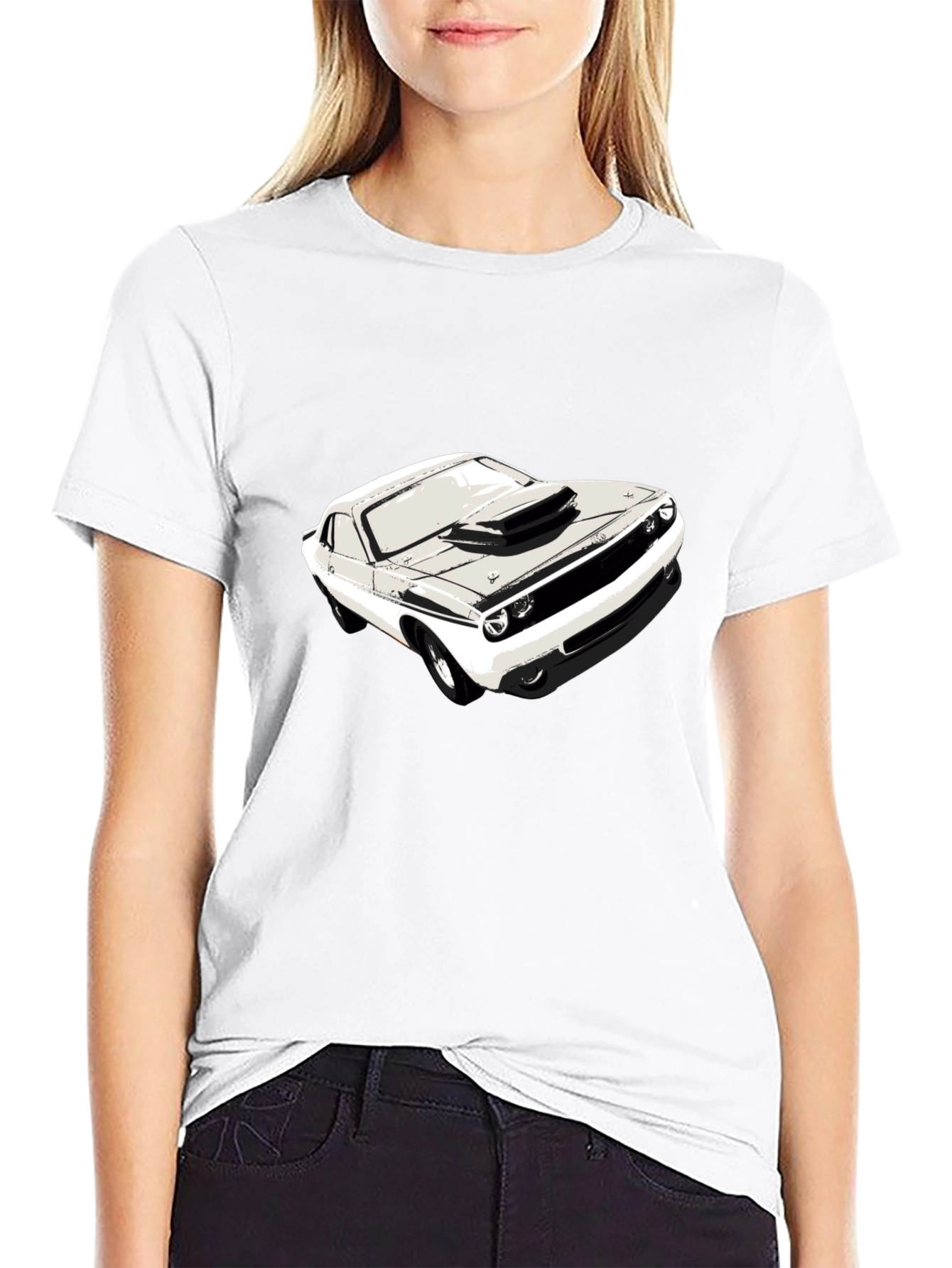 Classic Car Graphic Black T-Shirt