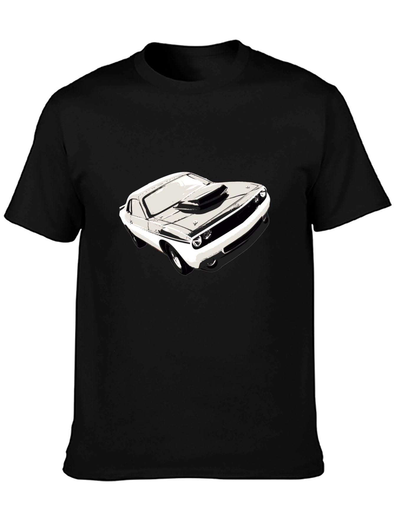 Classic Car Graphic Black T-Shirt