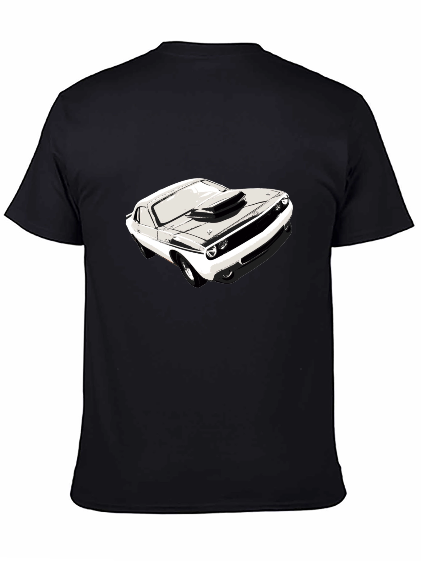Classic Car Graphic Black T-Shirt