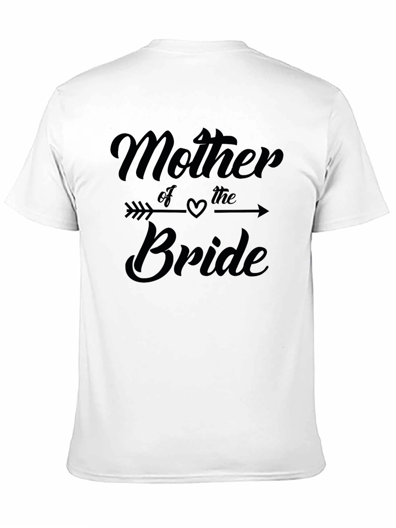 Mother of the Bride Graphic Tee - Black