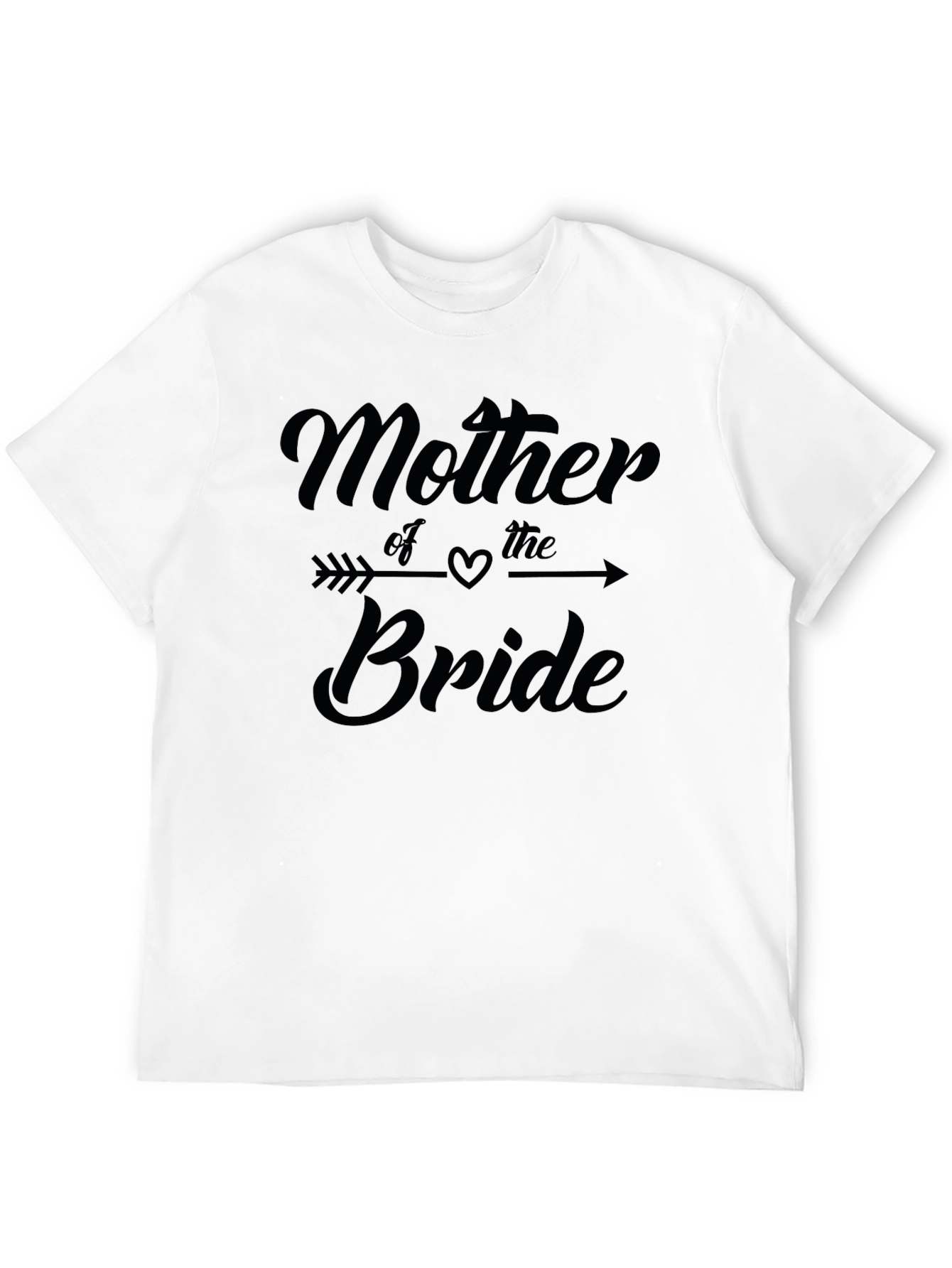 Mother of the Bride Graphic Tee - Black