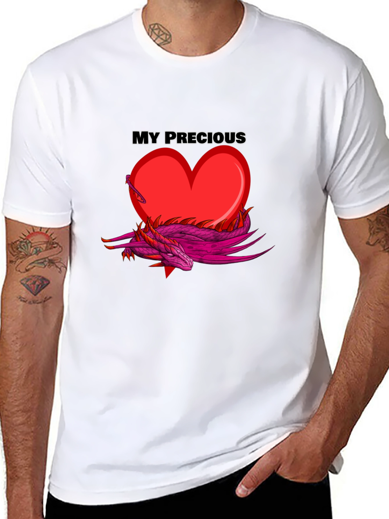 My Precious Heart Dragon Graphic Tee
