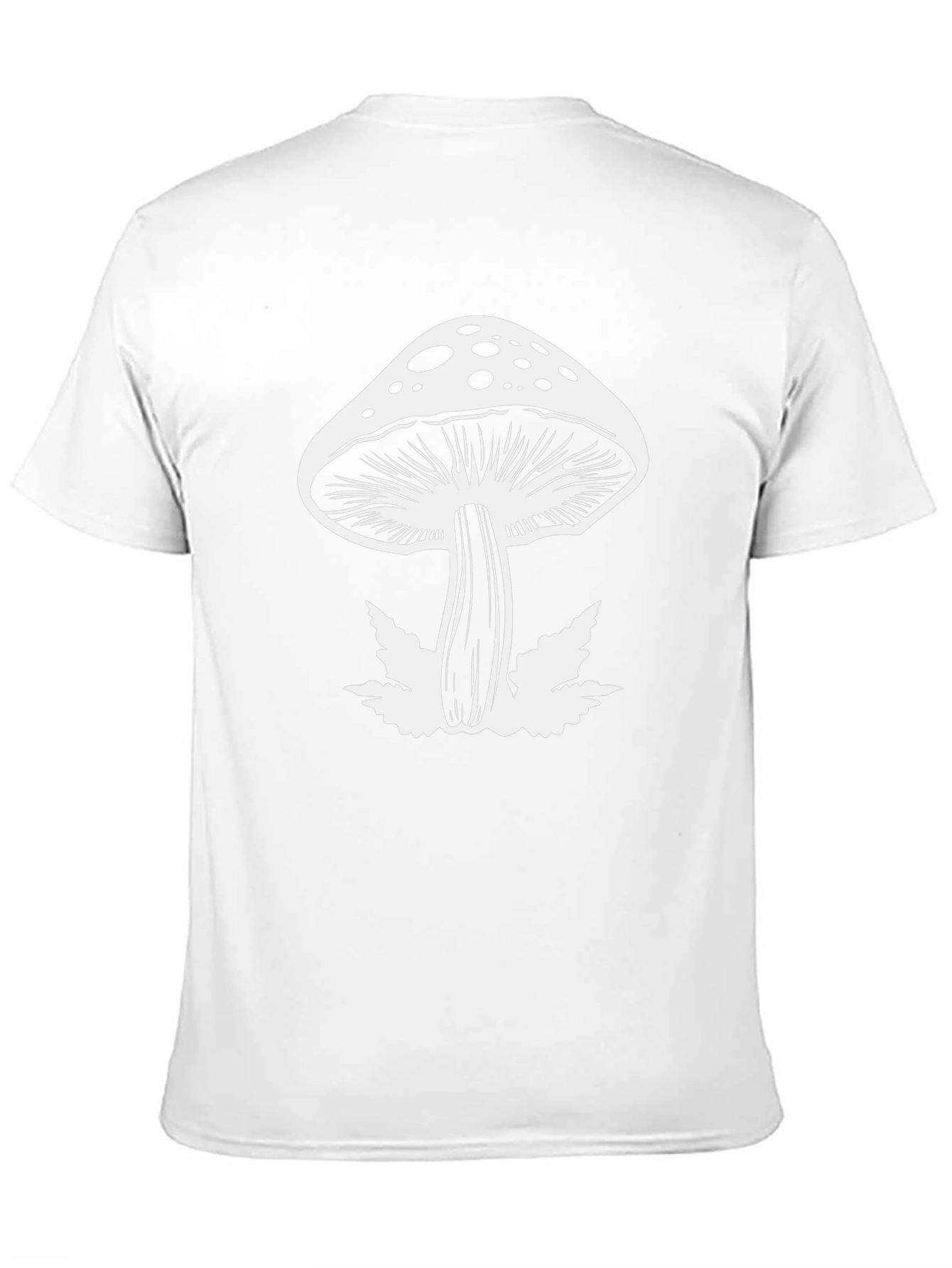 Mushroom Graphic Black T-Shirt