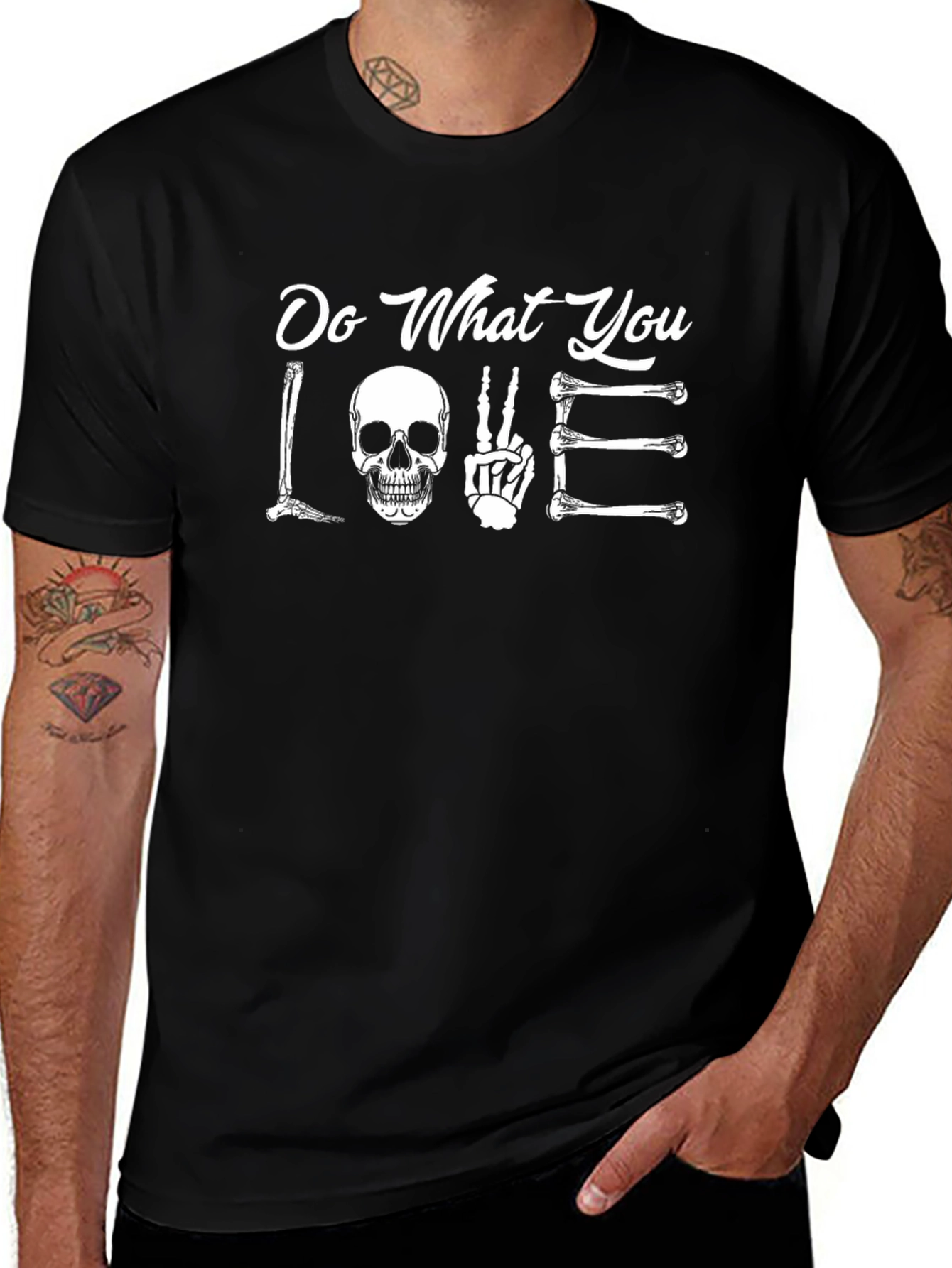 Do What You Love Skeleton T-Shirt
