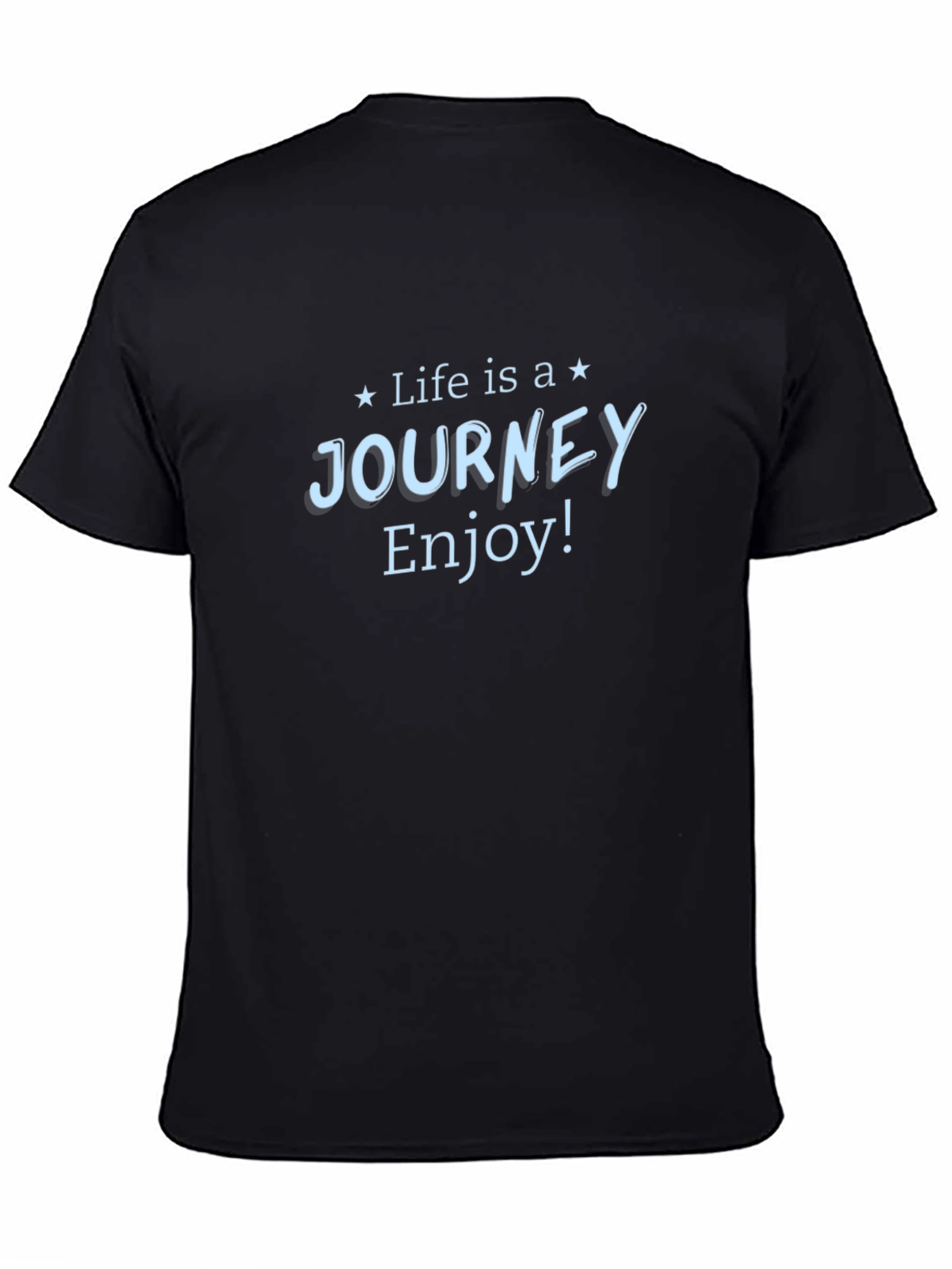 Life is a Journey Graphic Tee - Black