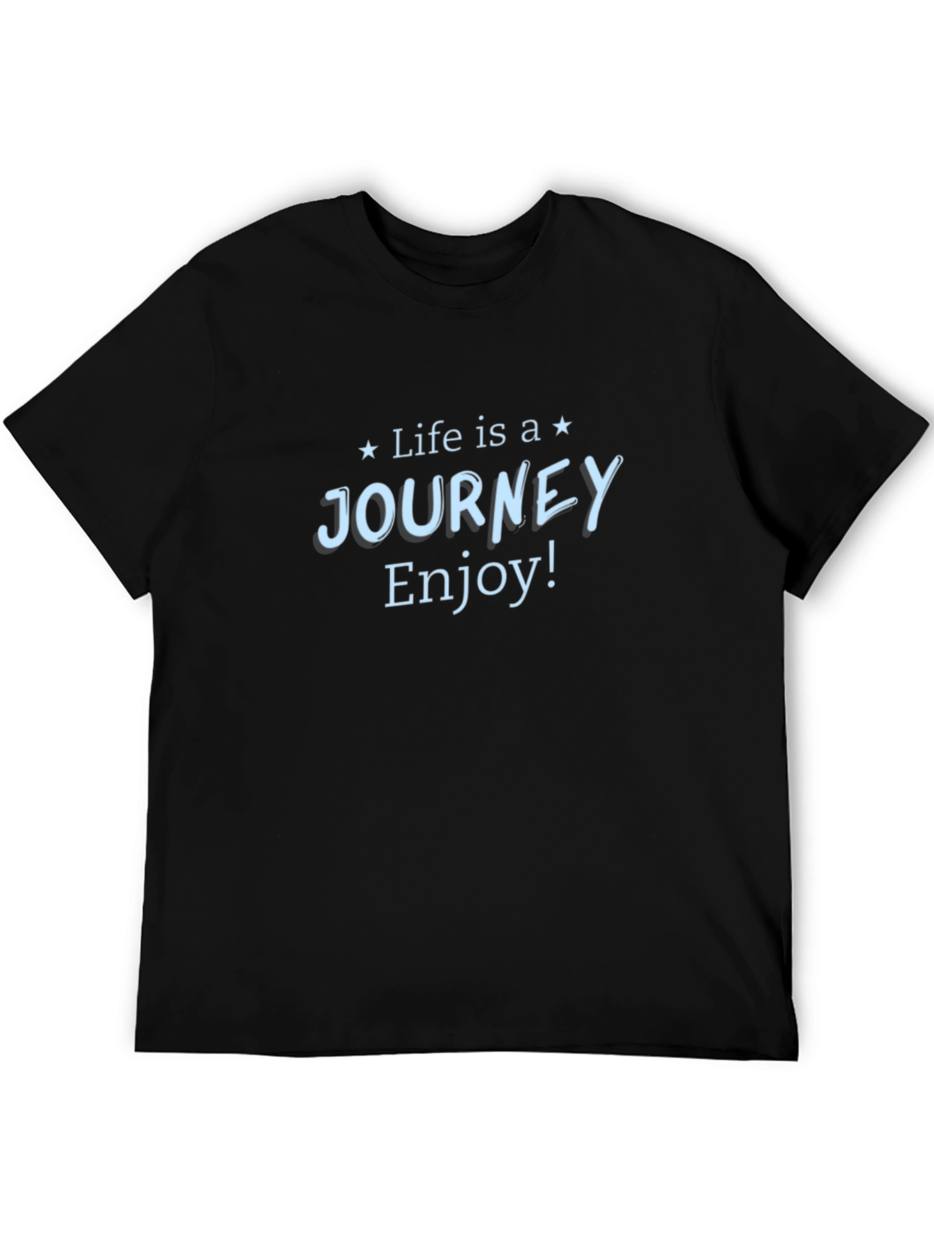 Life is a Journey Graphic Tee - Black