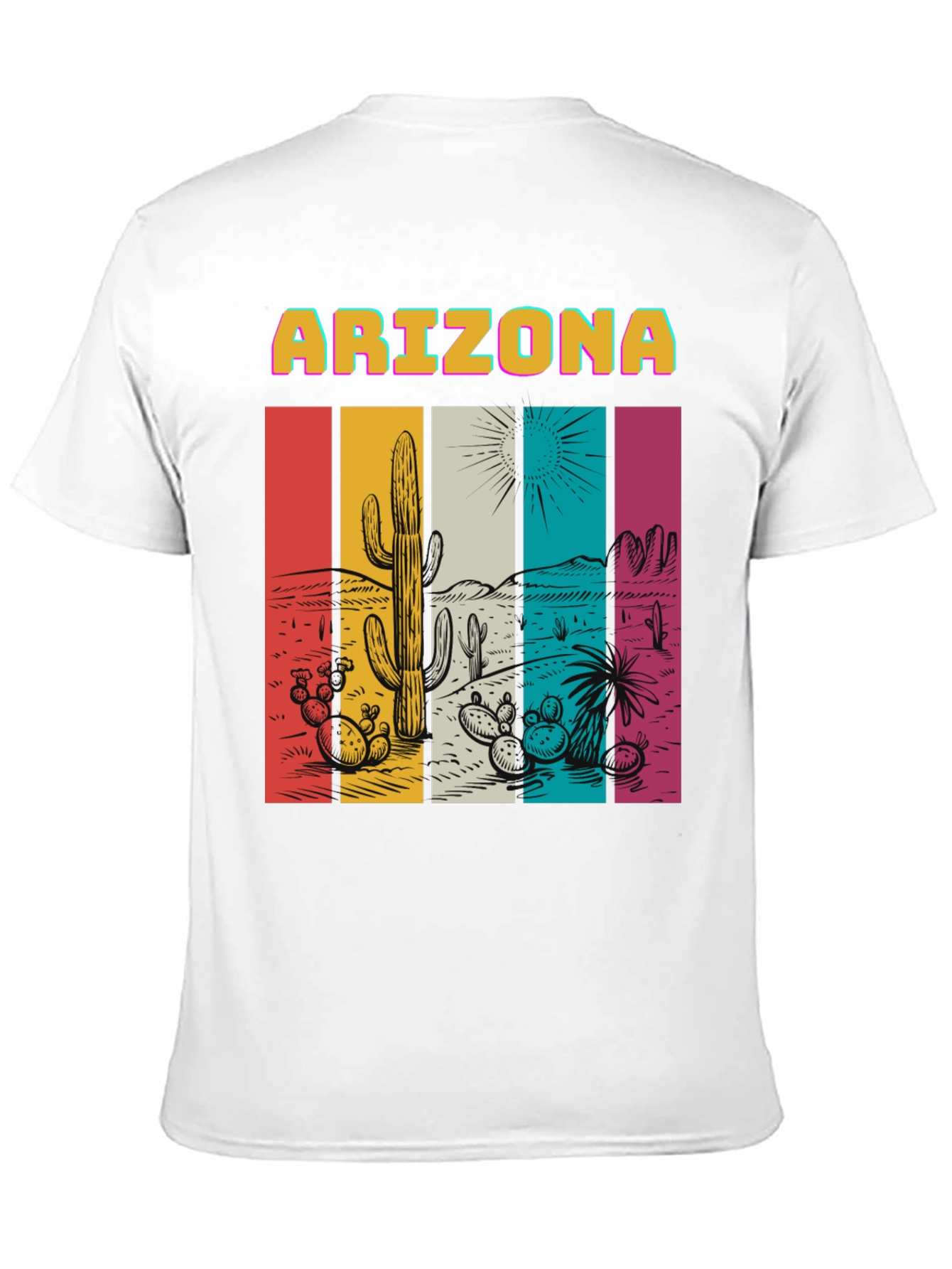 Retro Arizona Graphic Tee - Desert Vibes