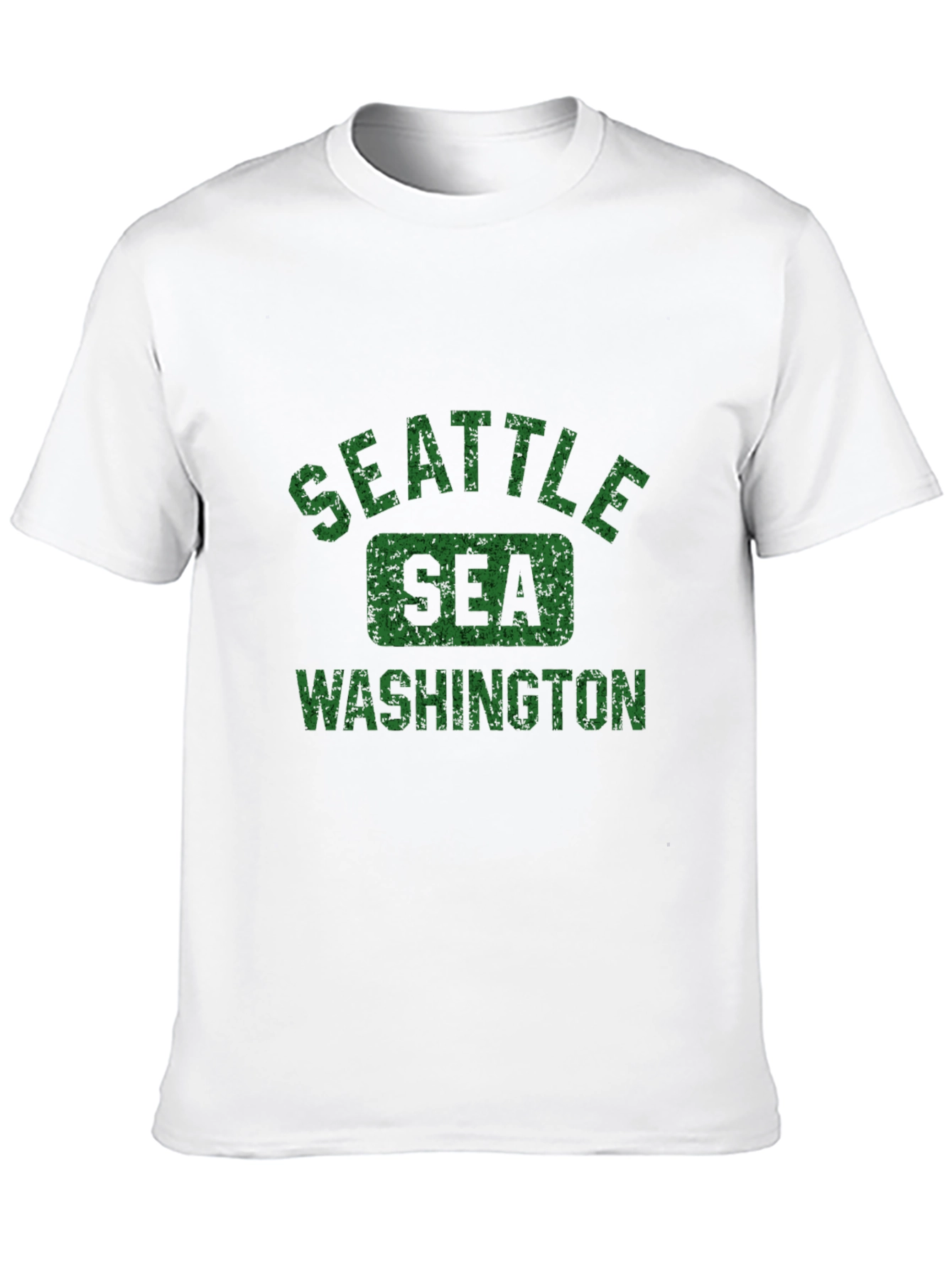 Seattle Washington Graphic Print Black T-Shirt