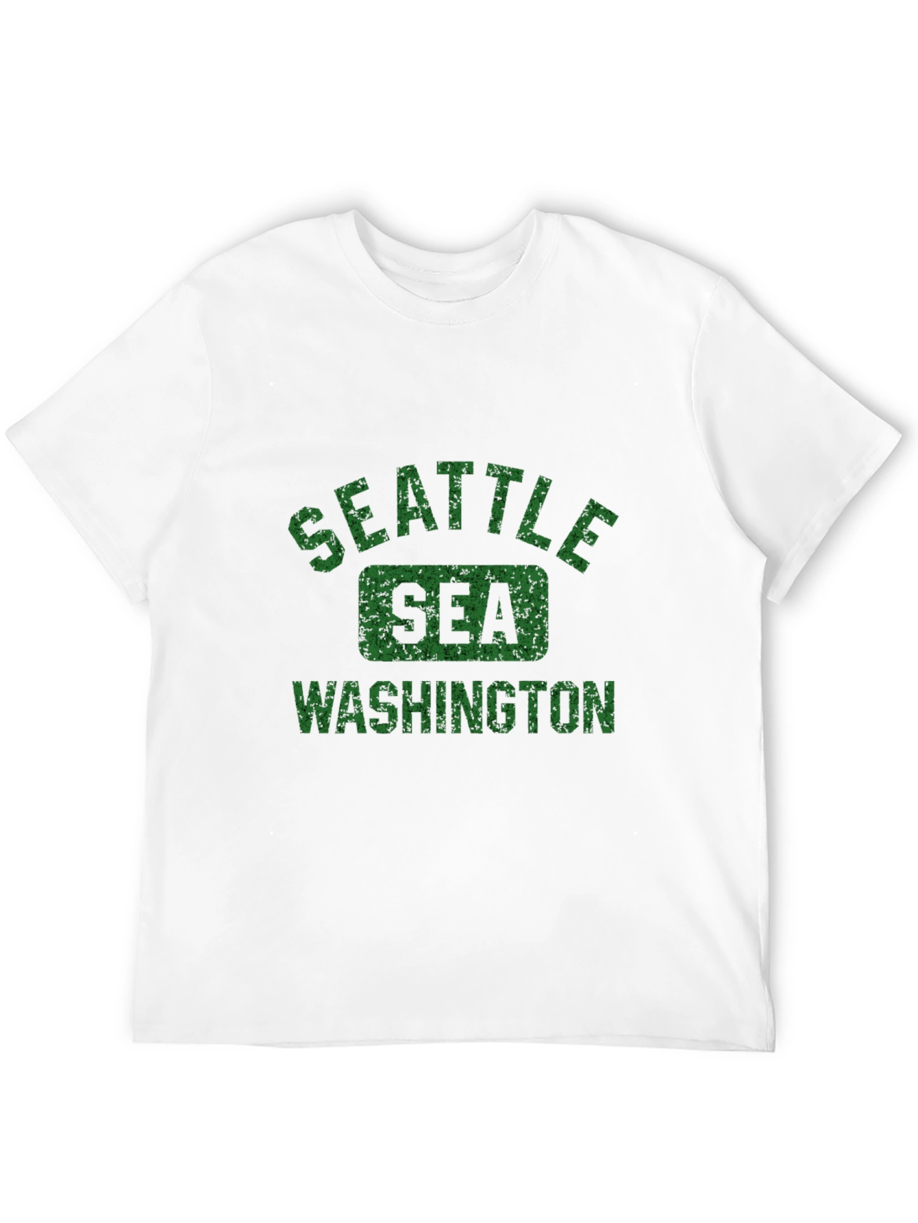 Seattle Washington Graphic Print Black T-Shirt