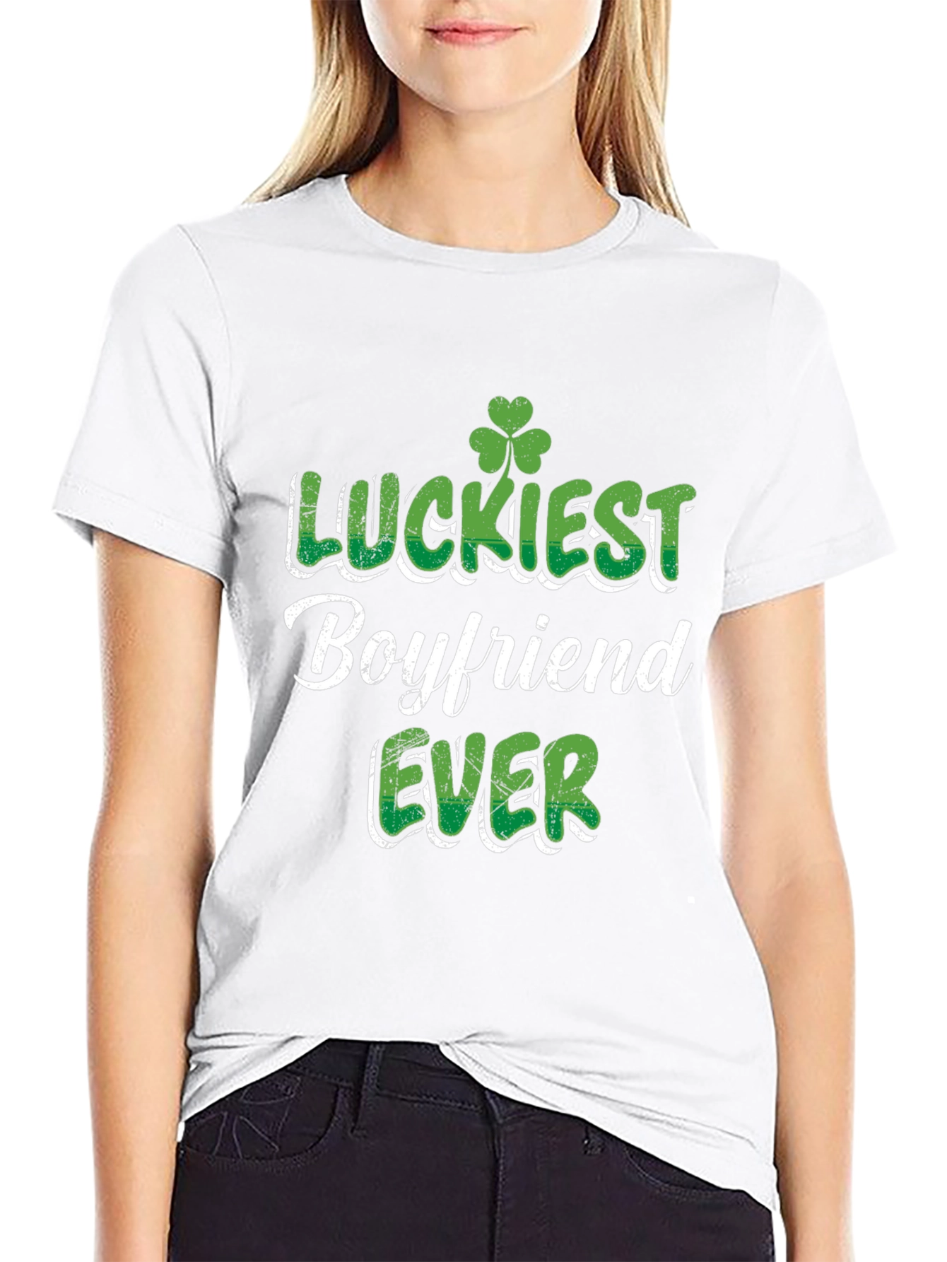 Luckiest Boyfriend Ever St. Patricks Day T-Shirt