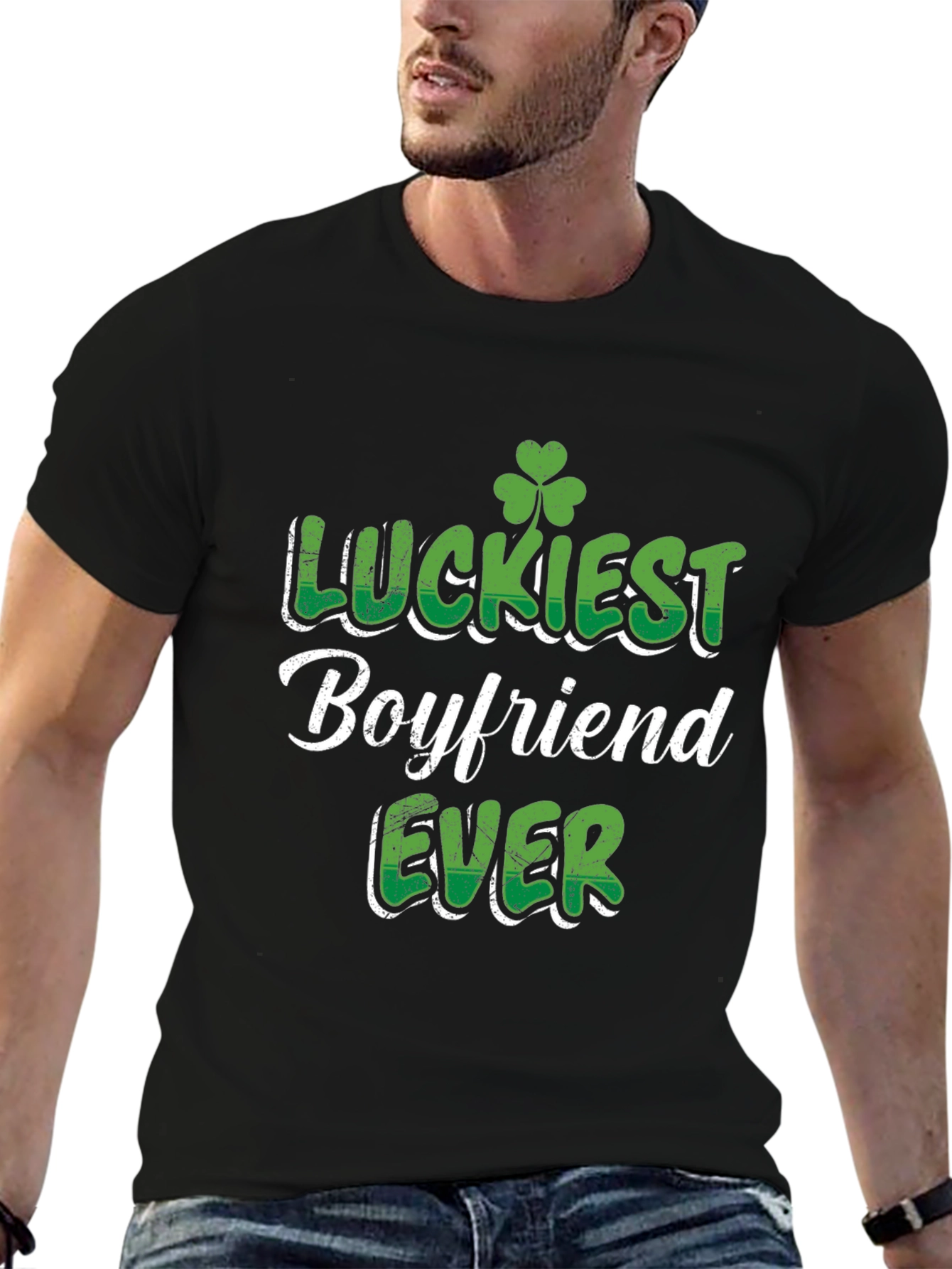 Luckiest Boyfriend Ever St. Patricks Day T-Shirt