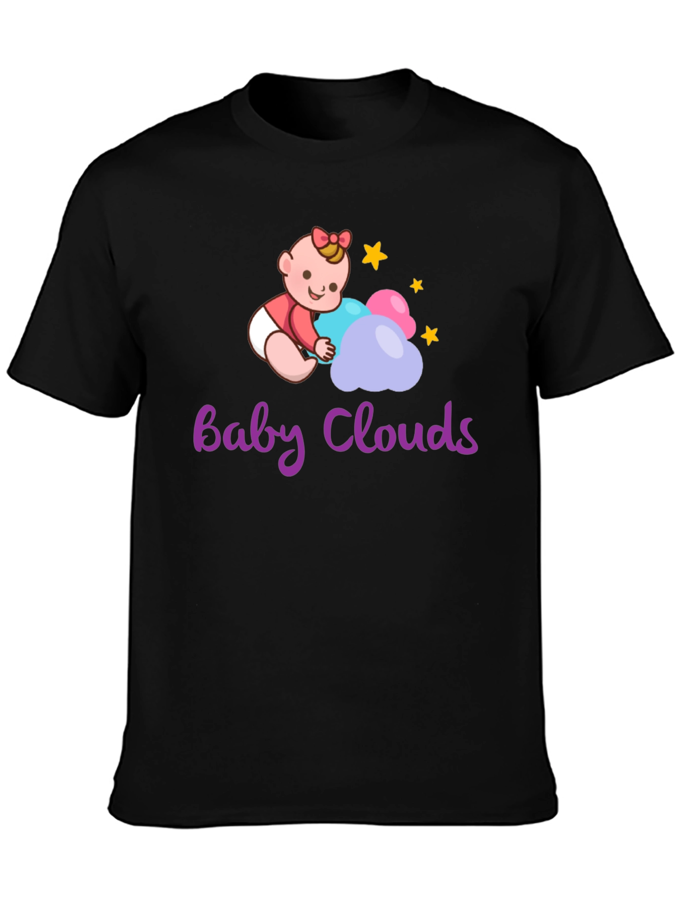 Baby Clouds Graphic T-Shirt - Cute Infant Design