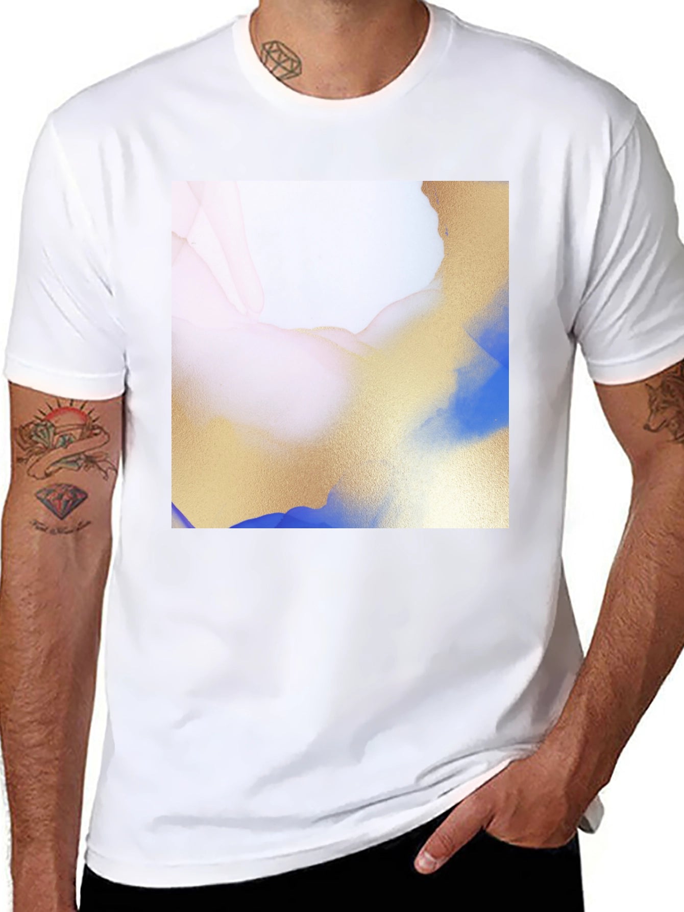 Abstract Art Graphic Print T-Shirt