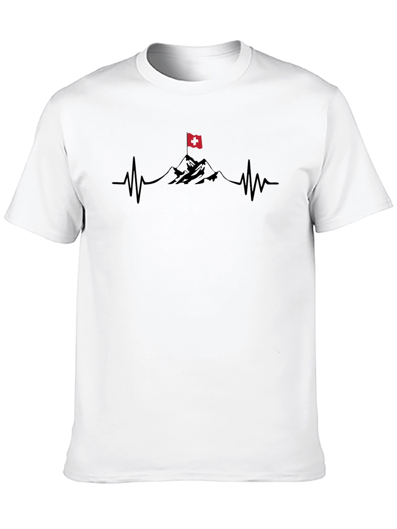 Mountain Heartbeat T-Shirt - Black
