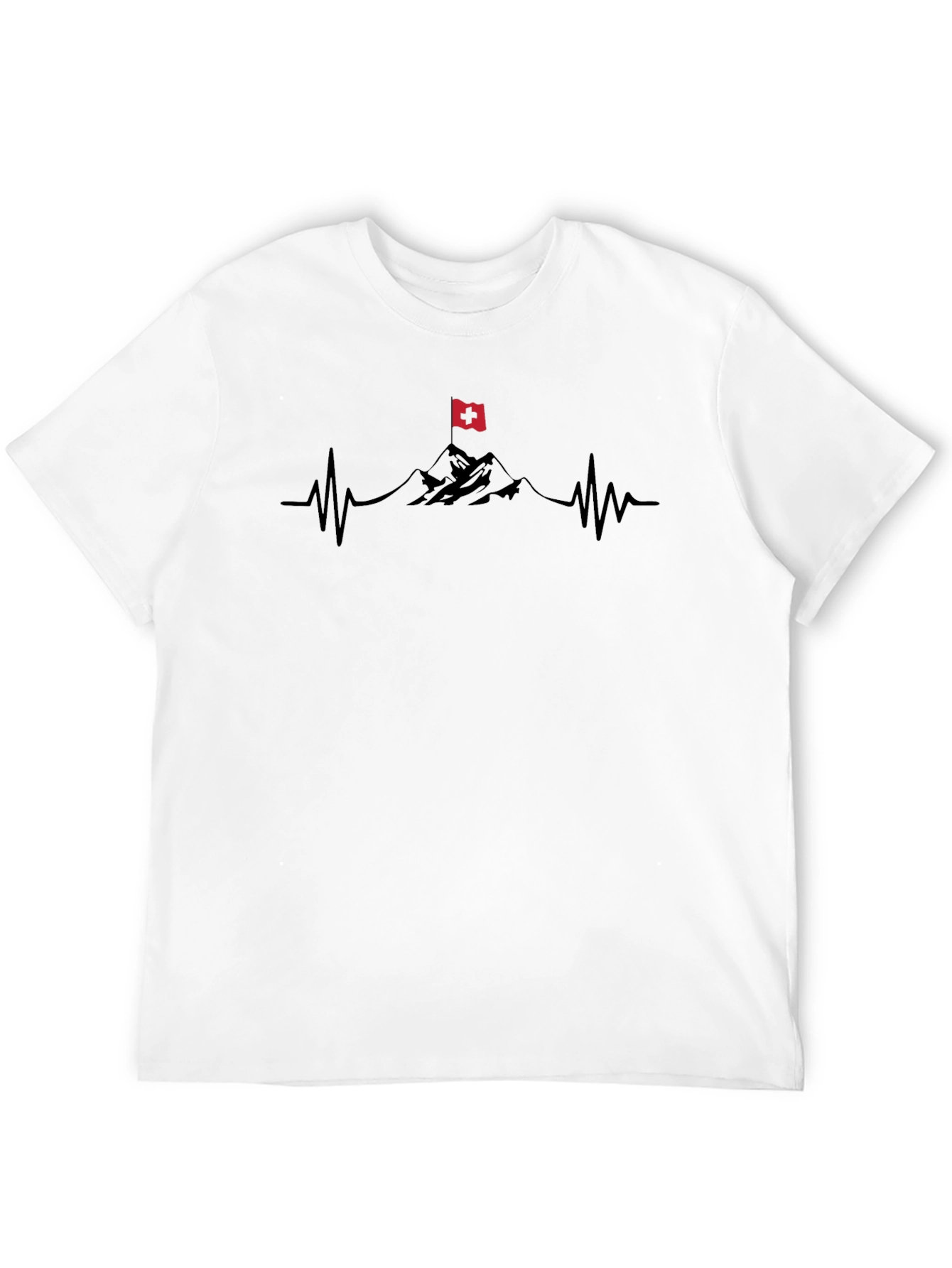 Mountain Heartbeat T-Shirt - Black