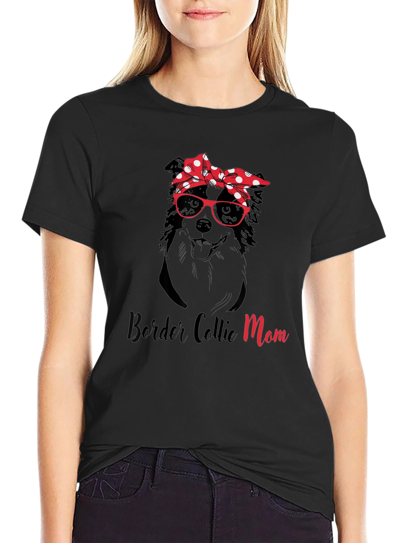 Border Collie Mom Graphic Tee