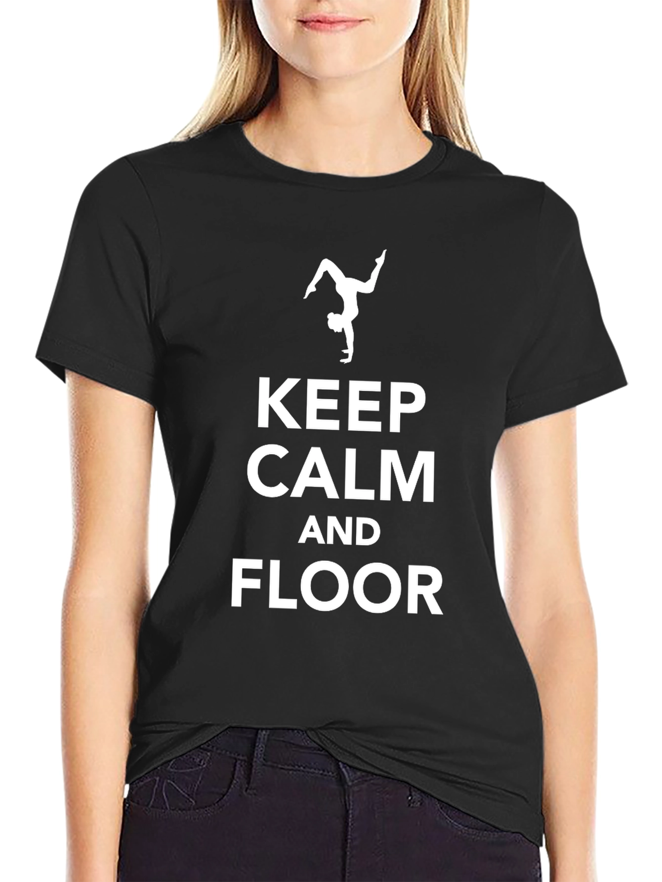Keep Calm Gymnastics Floor T-Shirt