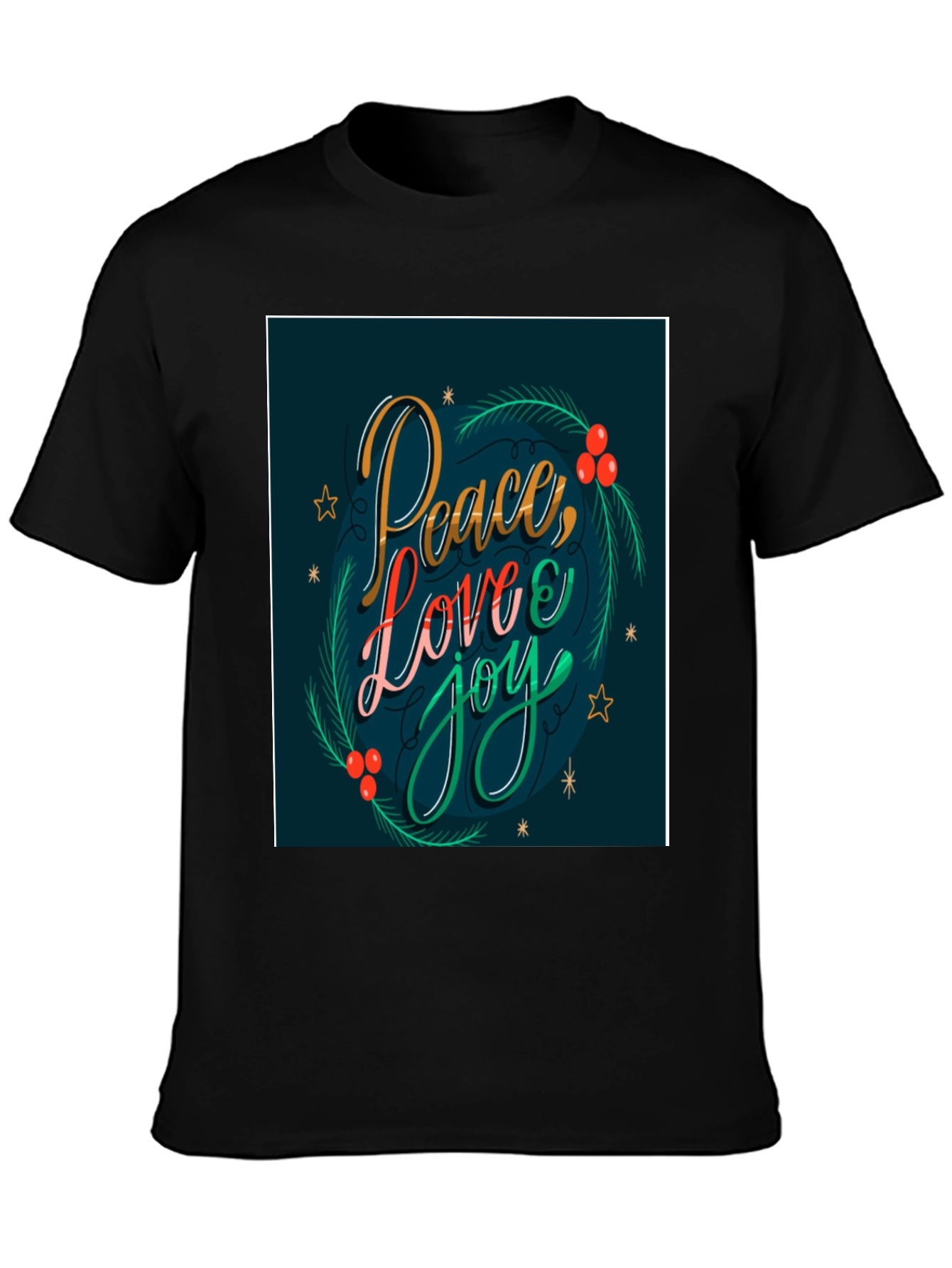 Peace Love Joy Christmas T-Shirt