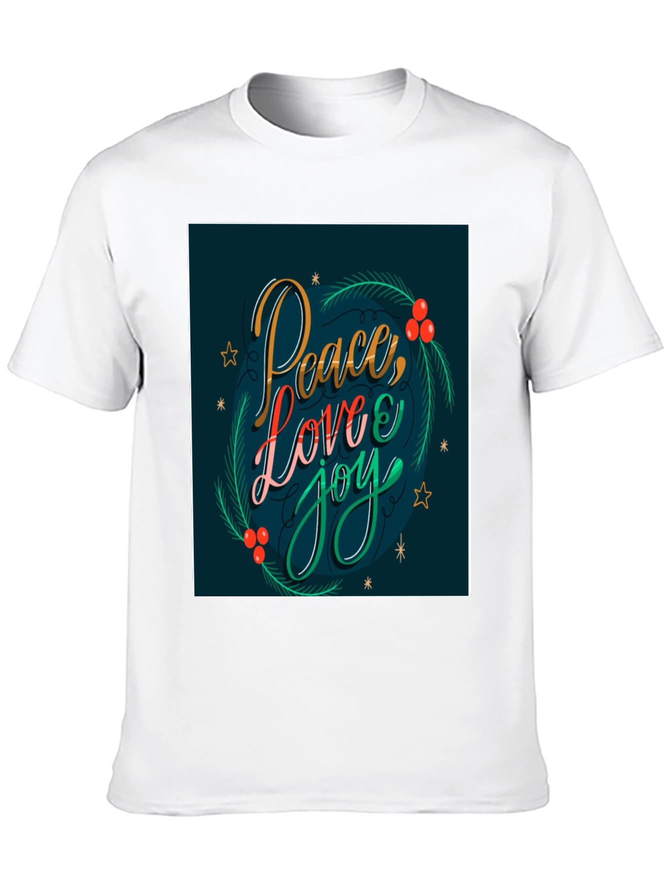 Peace Love Joy Christmas T-Shirt