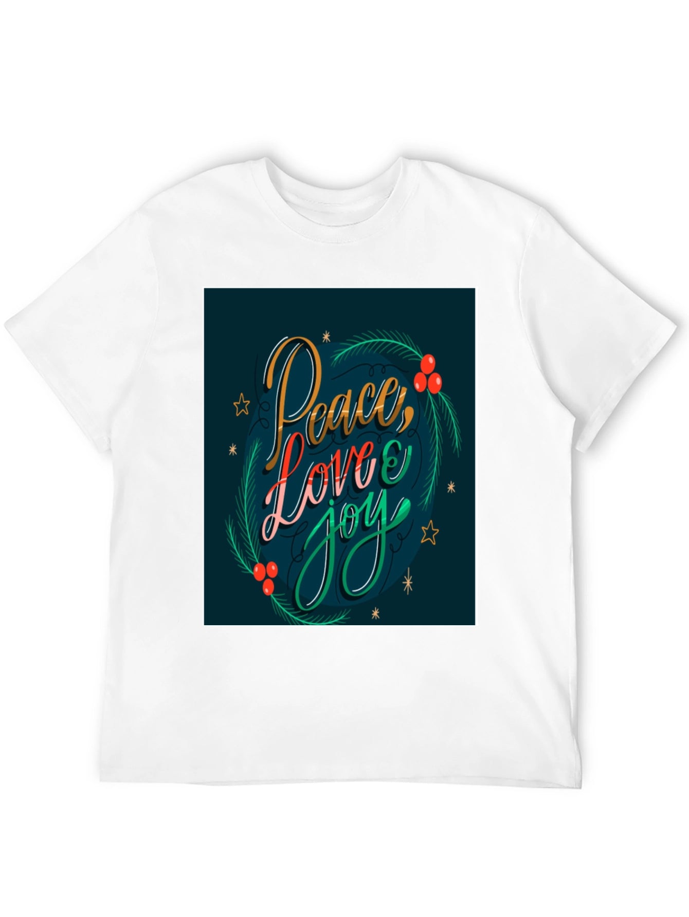 Peace Love Joy Christmas T-Shirt