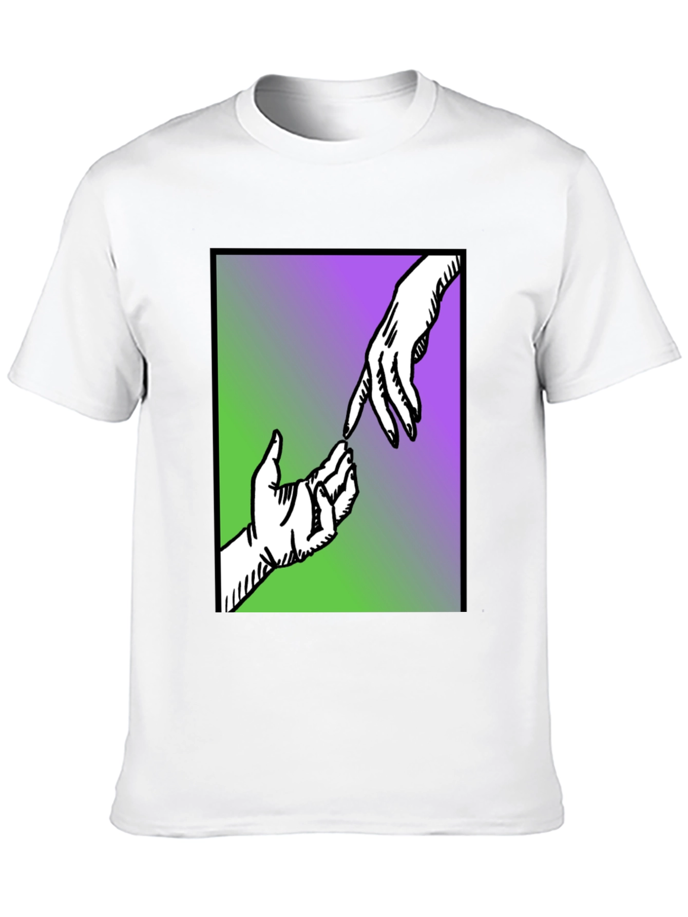 Creation of Adam Style Graphic T-Shirt - Black