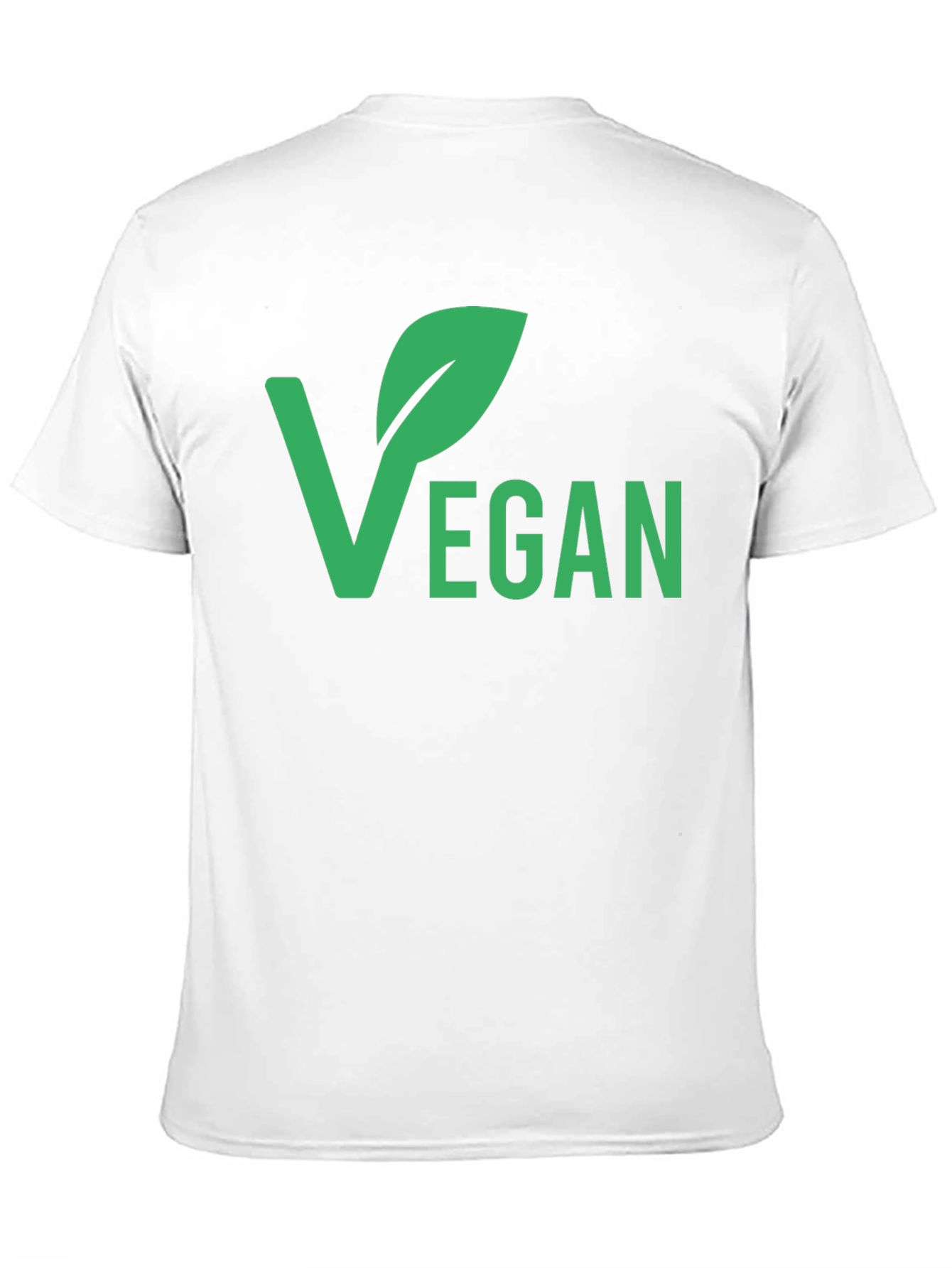 Vegan Graphic T-Shirt - Black Green Print