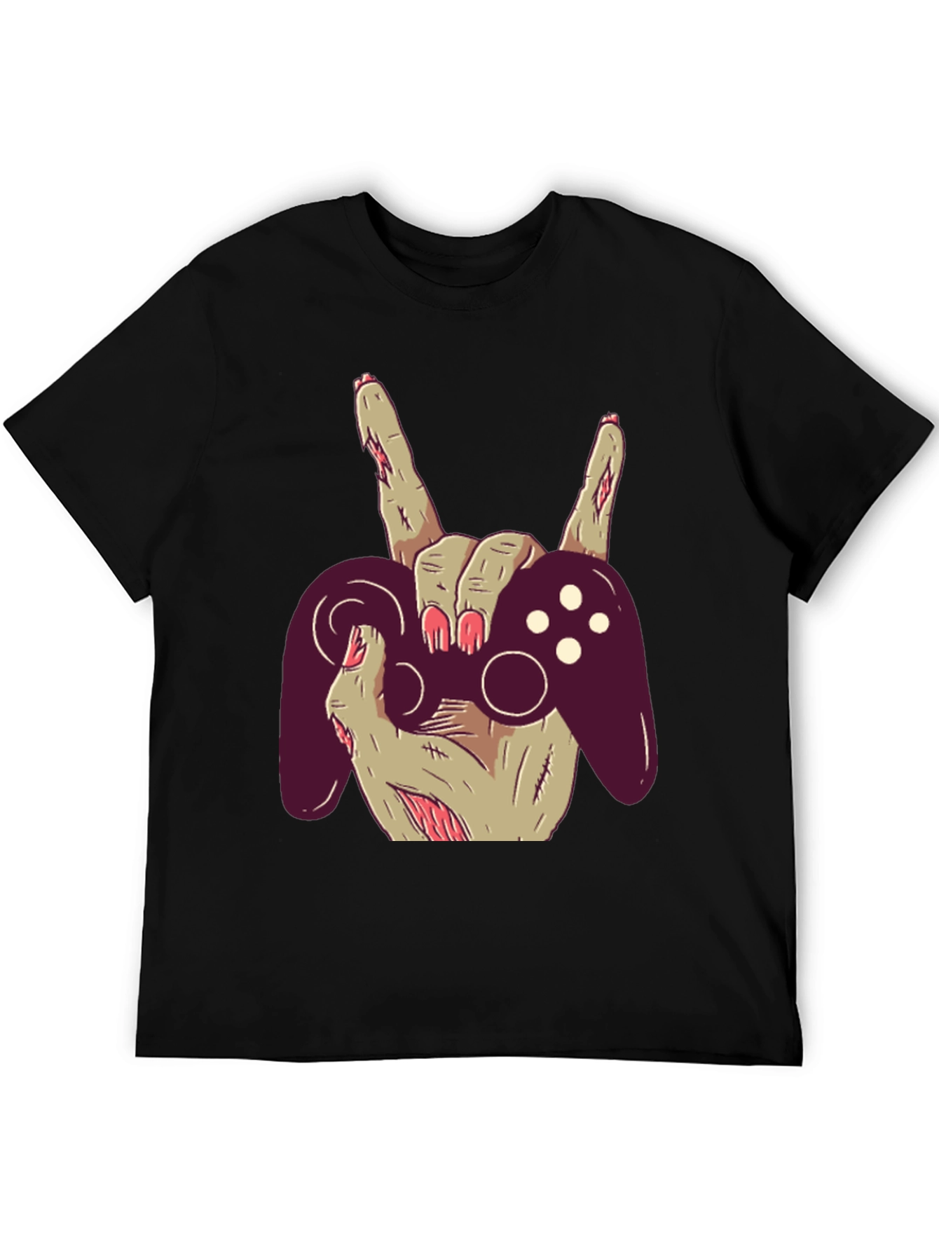 Zombie Gamer T-Shirt - Rock On & Game On!