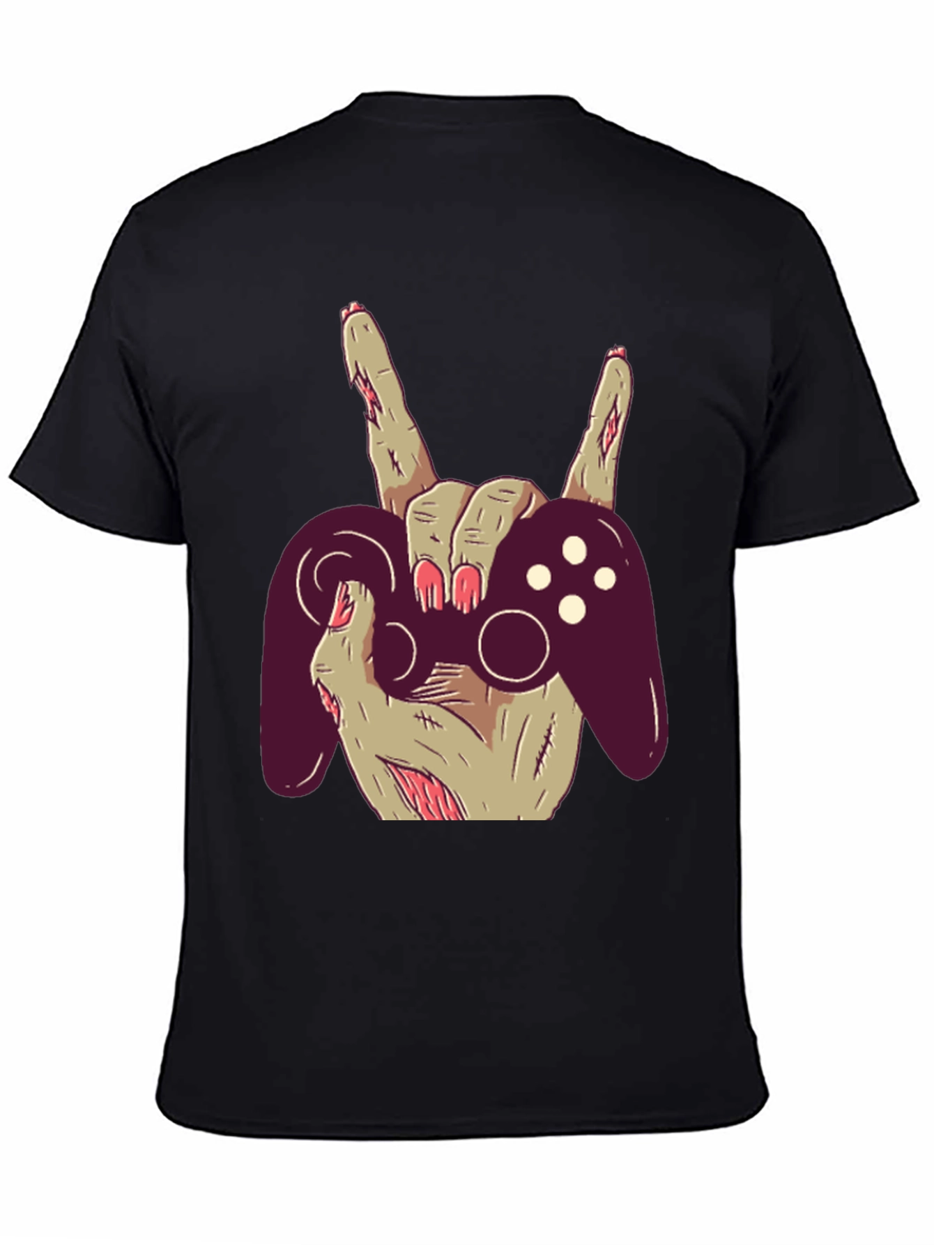 Zombie Gamer T-Shirt - Rock On & Game On!