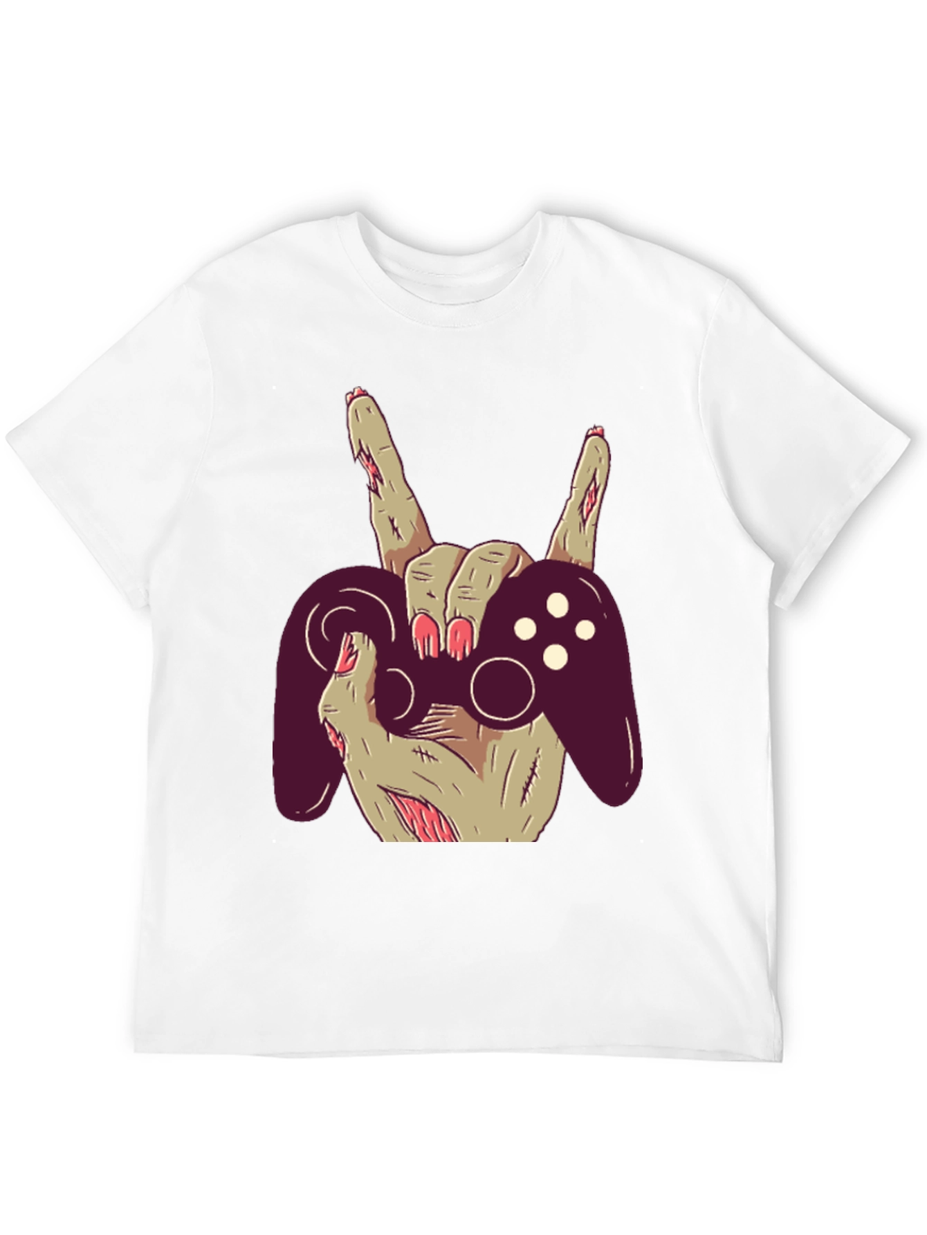 Zombie Gamer T-Shirt - Rock On & Game On!