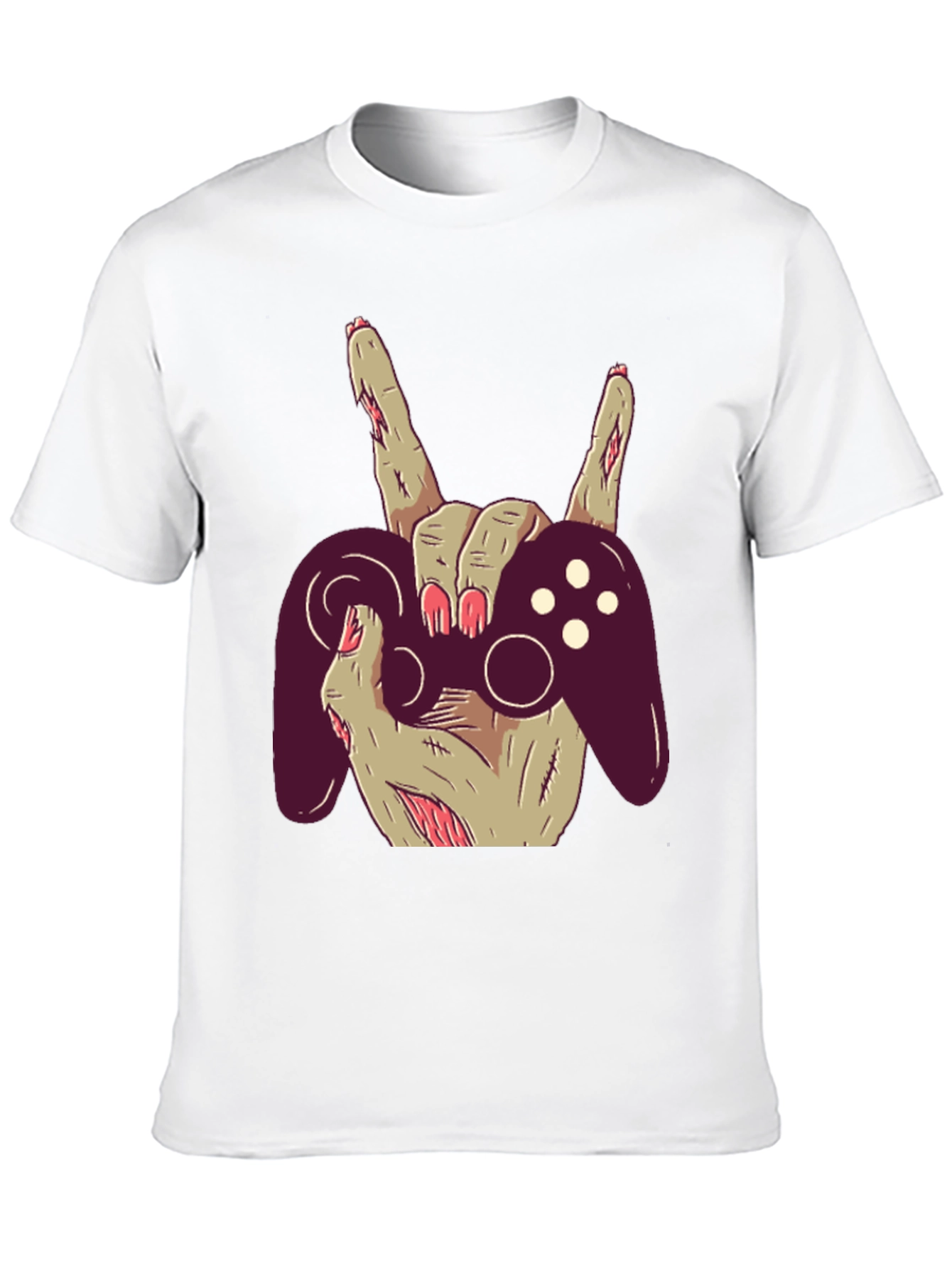 Zombie Gamer T-Shirt - Rock On & Game On!