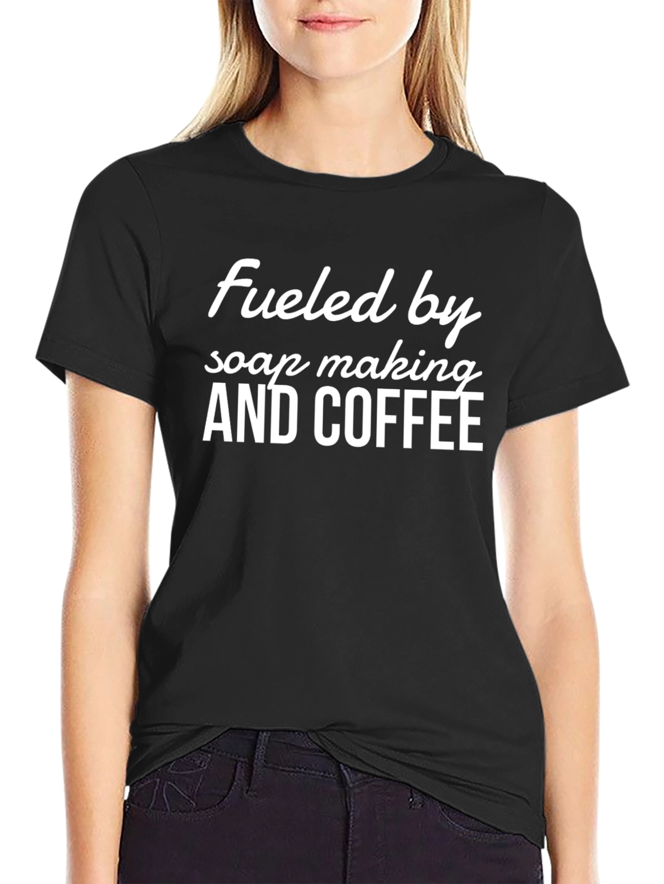 Fueled by Soap Making and Coffee Graphic Tee