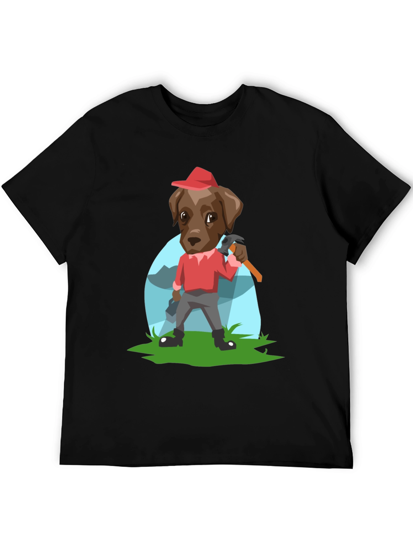 Dog Lumberjack Graphic Tee
