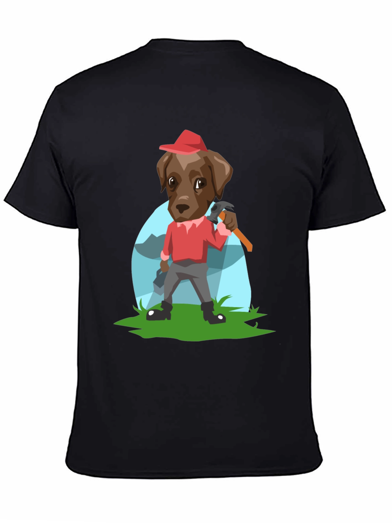 Dog Lumberjack Graphic Tee