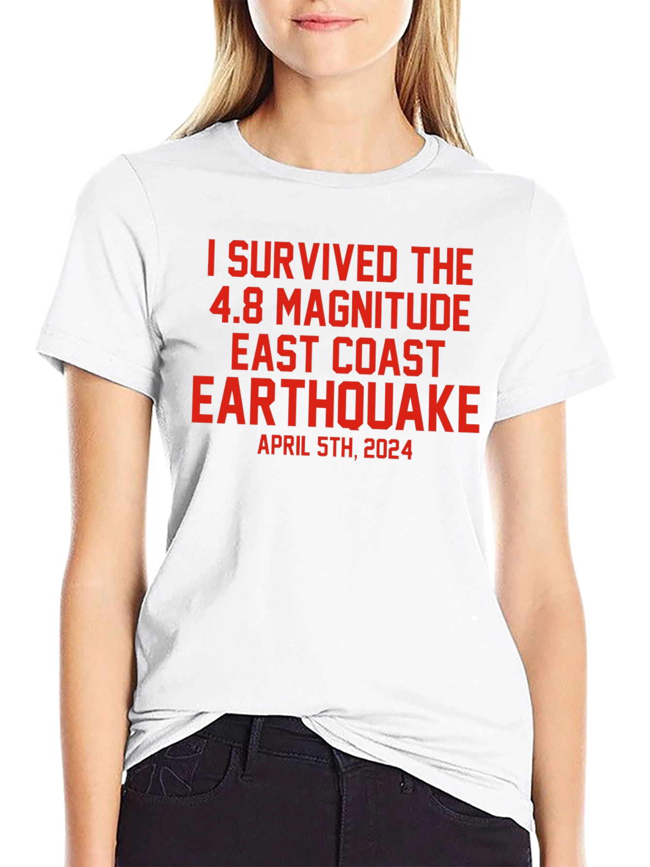 I Survived 4.8 East Coast Earthquake T-Shirt