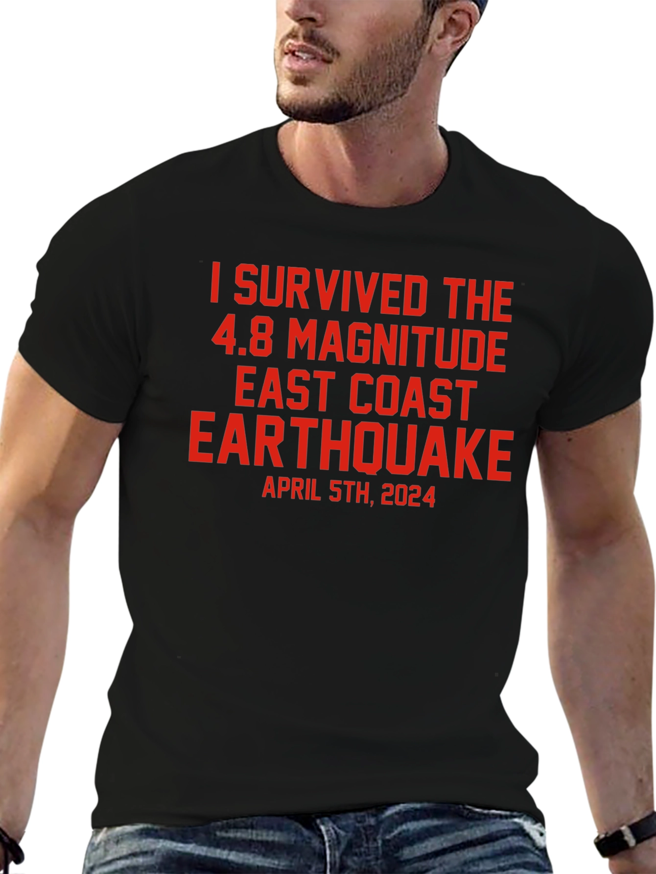 I Survived 4.8 East Coast Earthquake T-Shirt