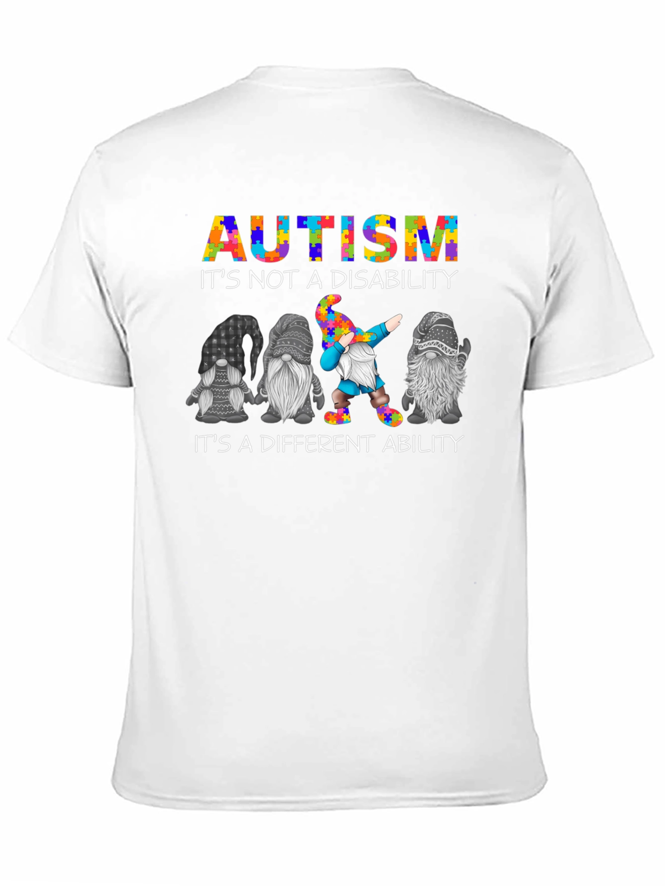 Autism Awareness Gnomes Graphic T-Shirt