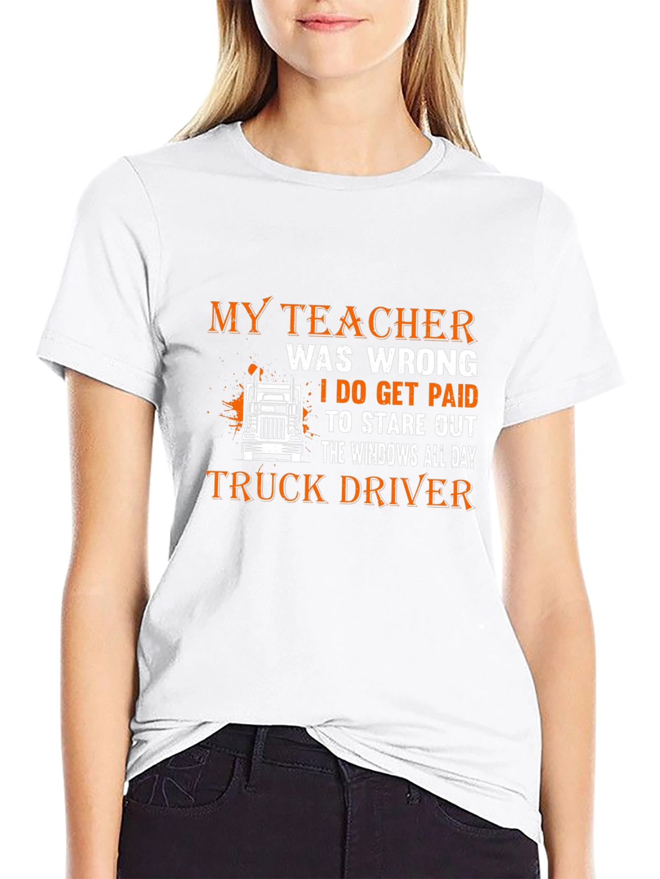 Truck Driver T-Shirt - Stare Out the Windows