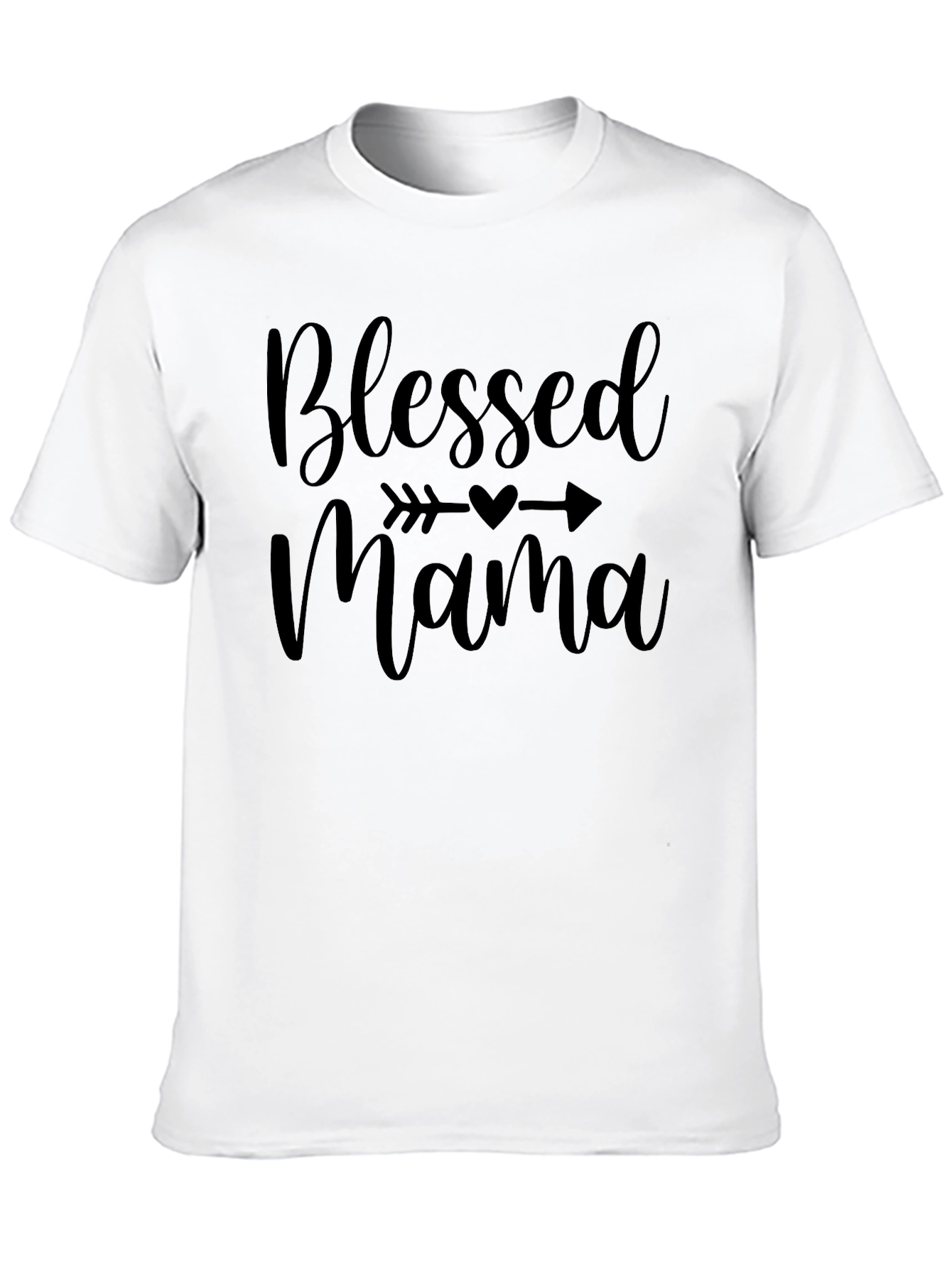 Blessed Mama Black Graphic Tee