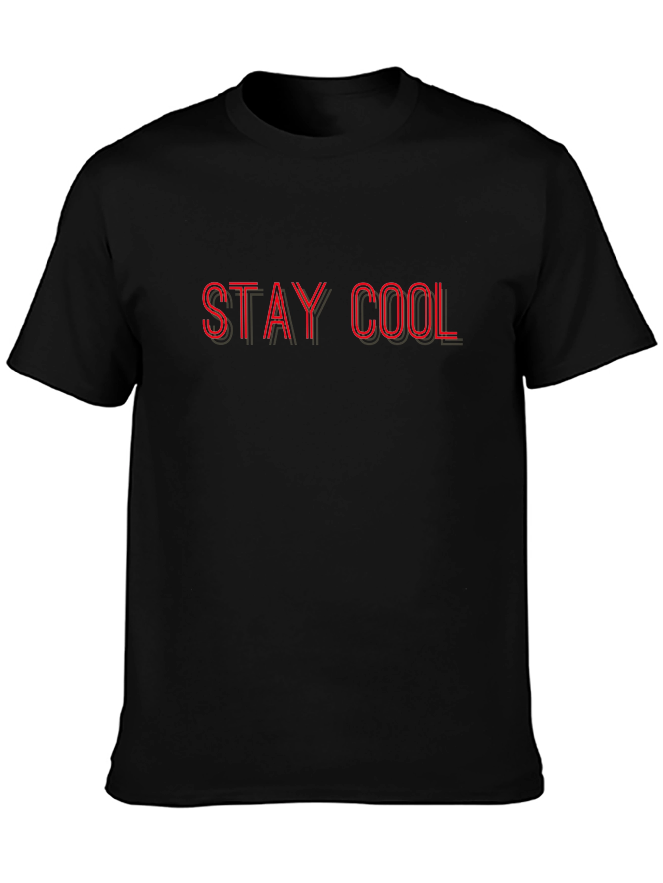 Stay Cool Graphic Tee - Black