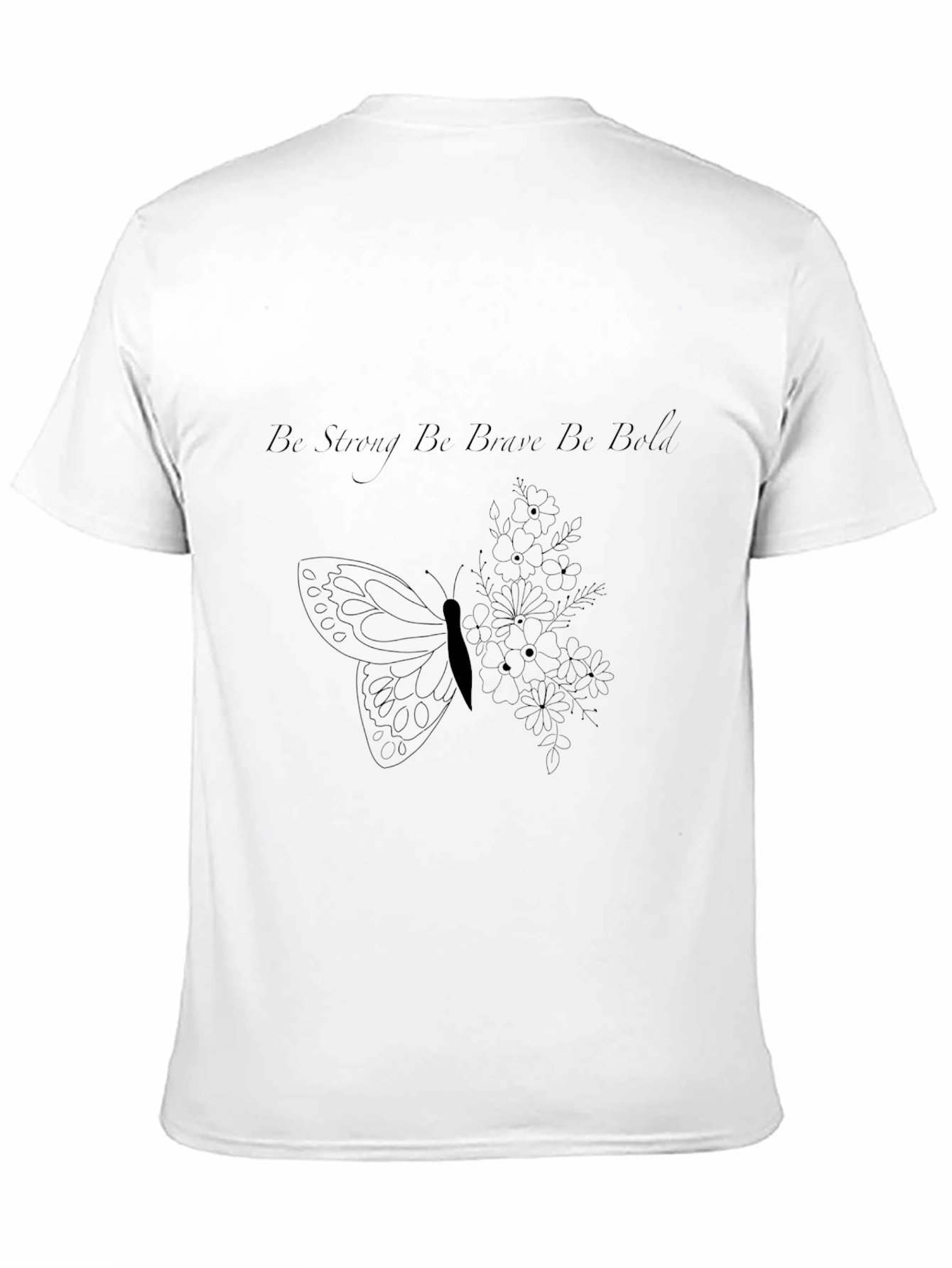 Be Strong Butterfly Graphic Tee