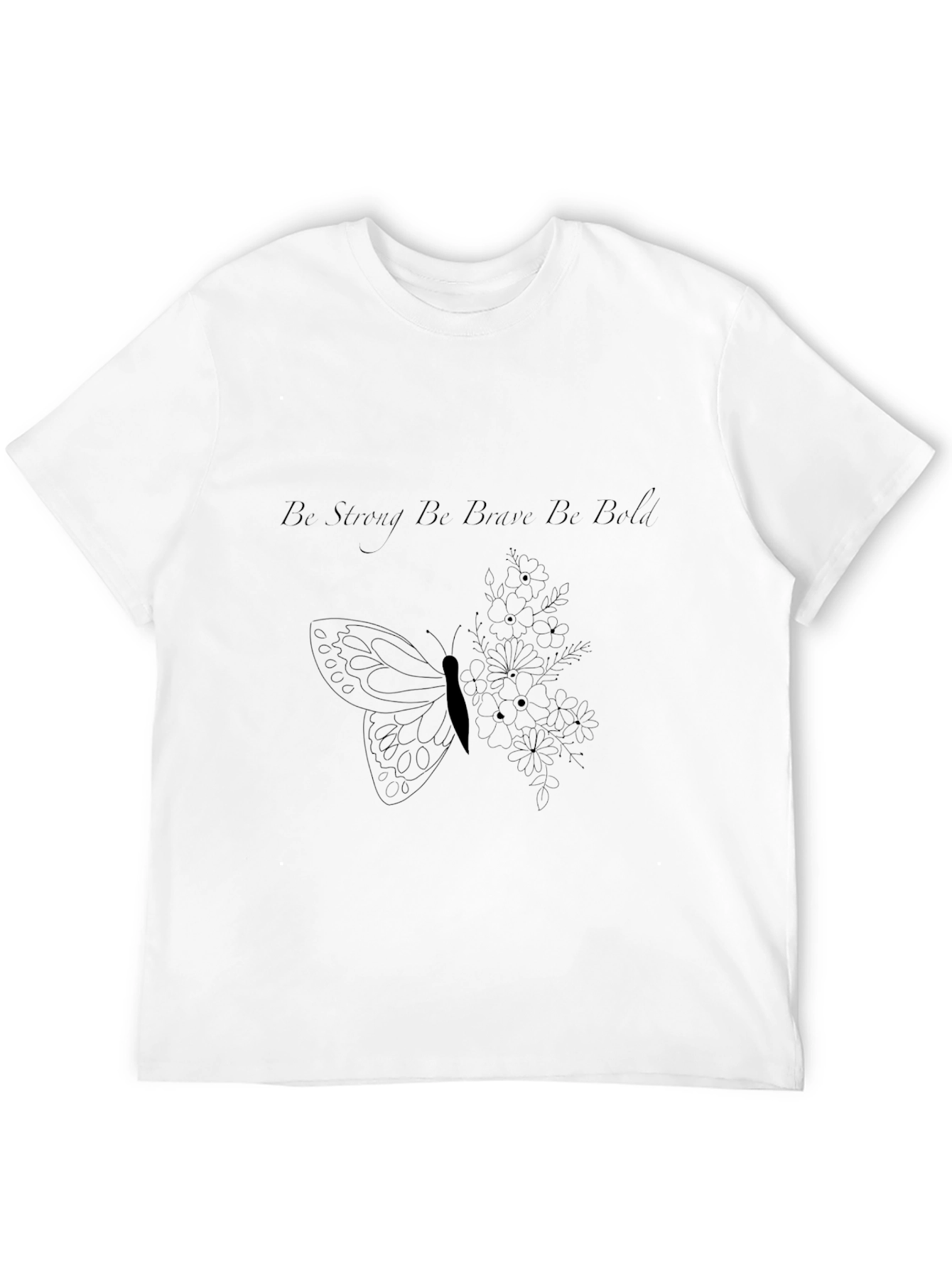 Be Strong Butterfly Graphic Tee