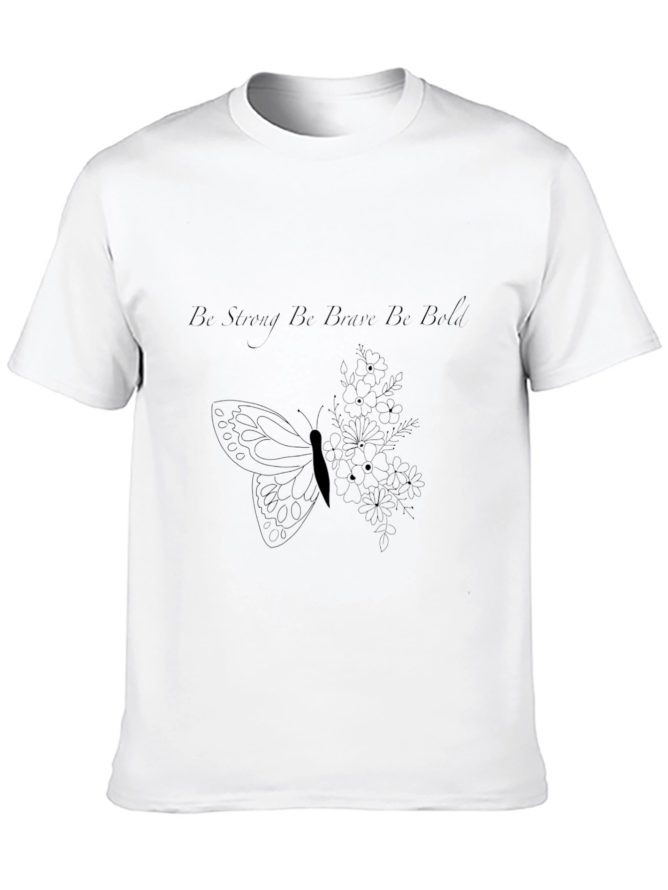 Be Strong Butterfly Graphic Tee