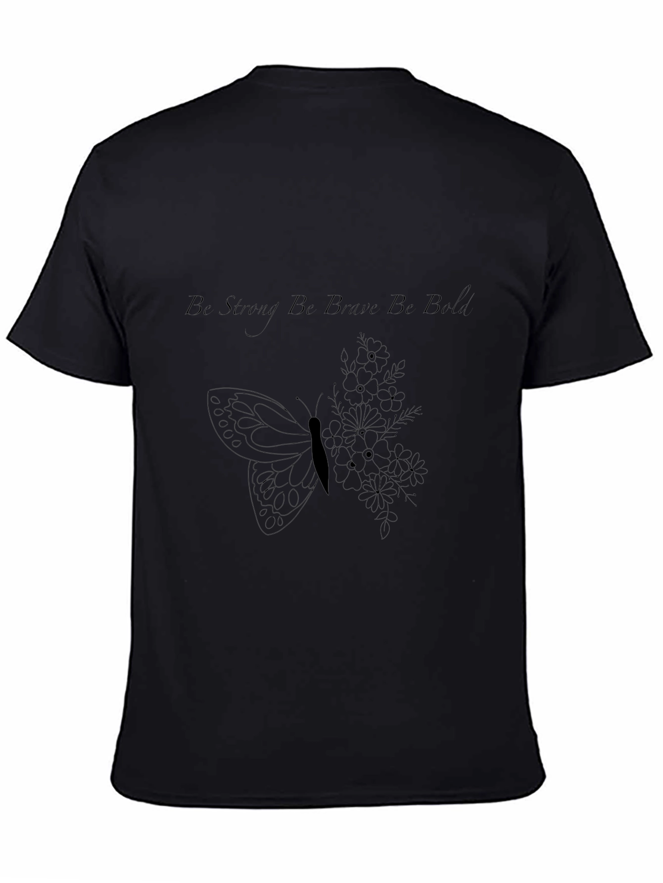 Be Strong Butterfly Graphic Tee