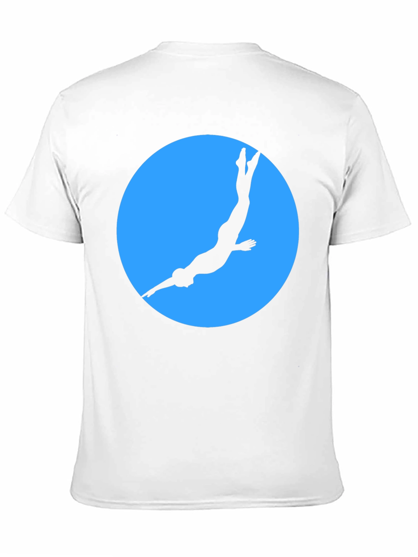 Diver Silhouette Graphic Tee - Black T-Shirt